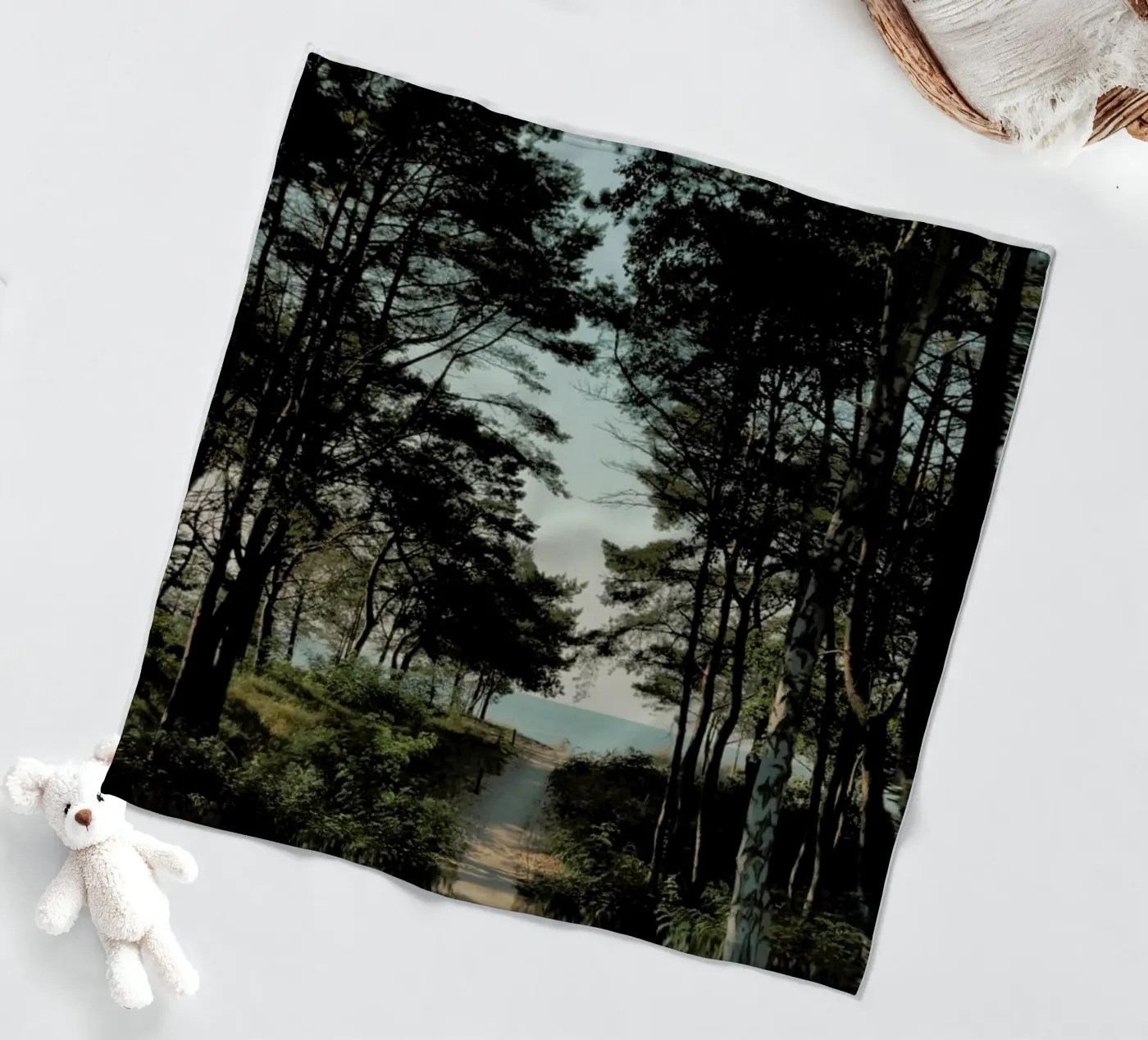 Beach Path fleecedeken van Sebastian Hilgetag