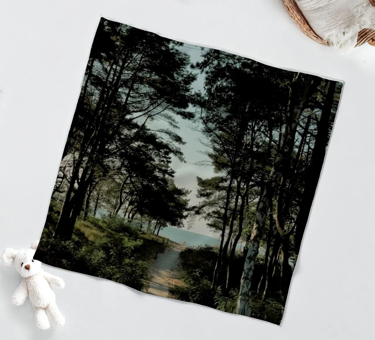 Beach Path plaid polaire de Sebastian Hilgetag