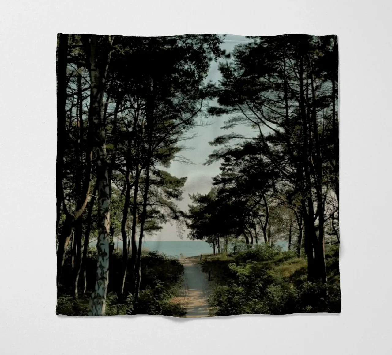 Beach Path plaid polaire de Sebastian Hilgetag