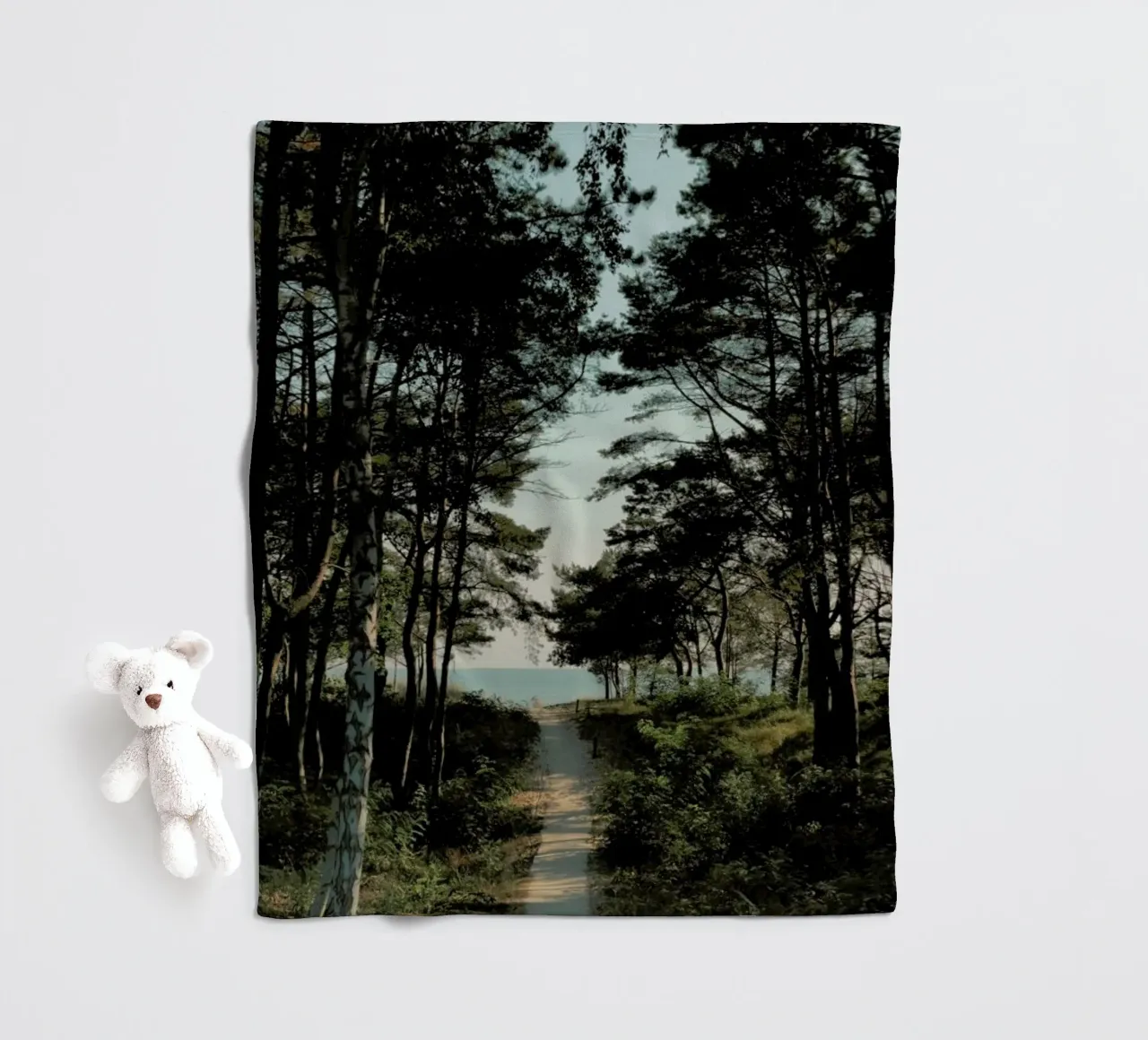 Beach Path plaid polaire de Sebastian Hilgetag