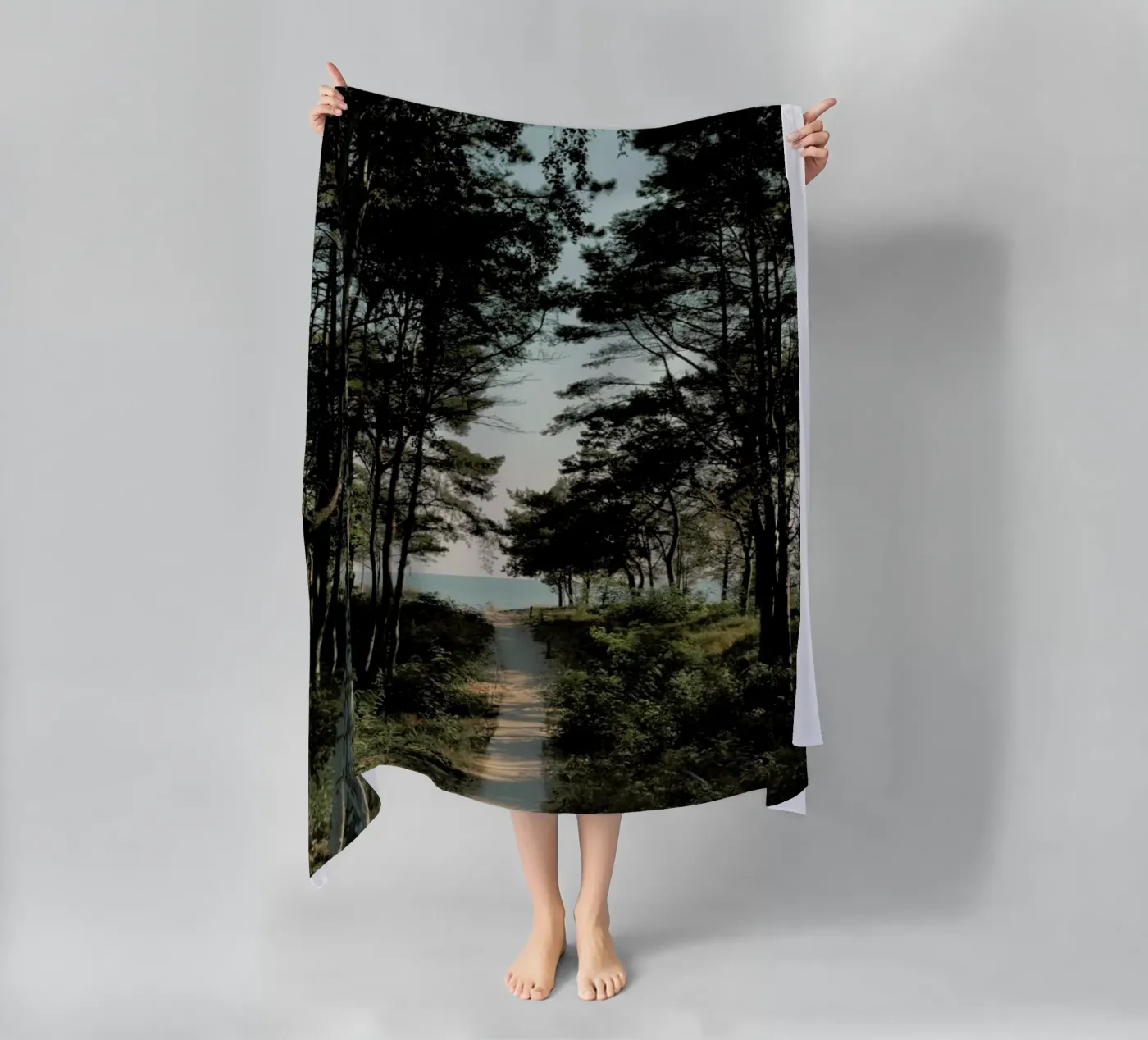 Beach Path strandhanddoek van Sebastian Hilgetag