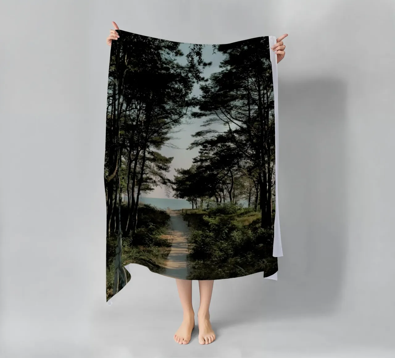 Beach Path strandhanddoek van Sebastian Hilgetag