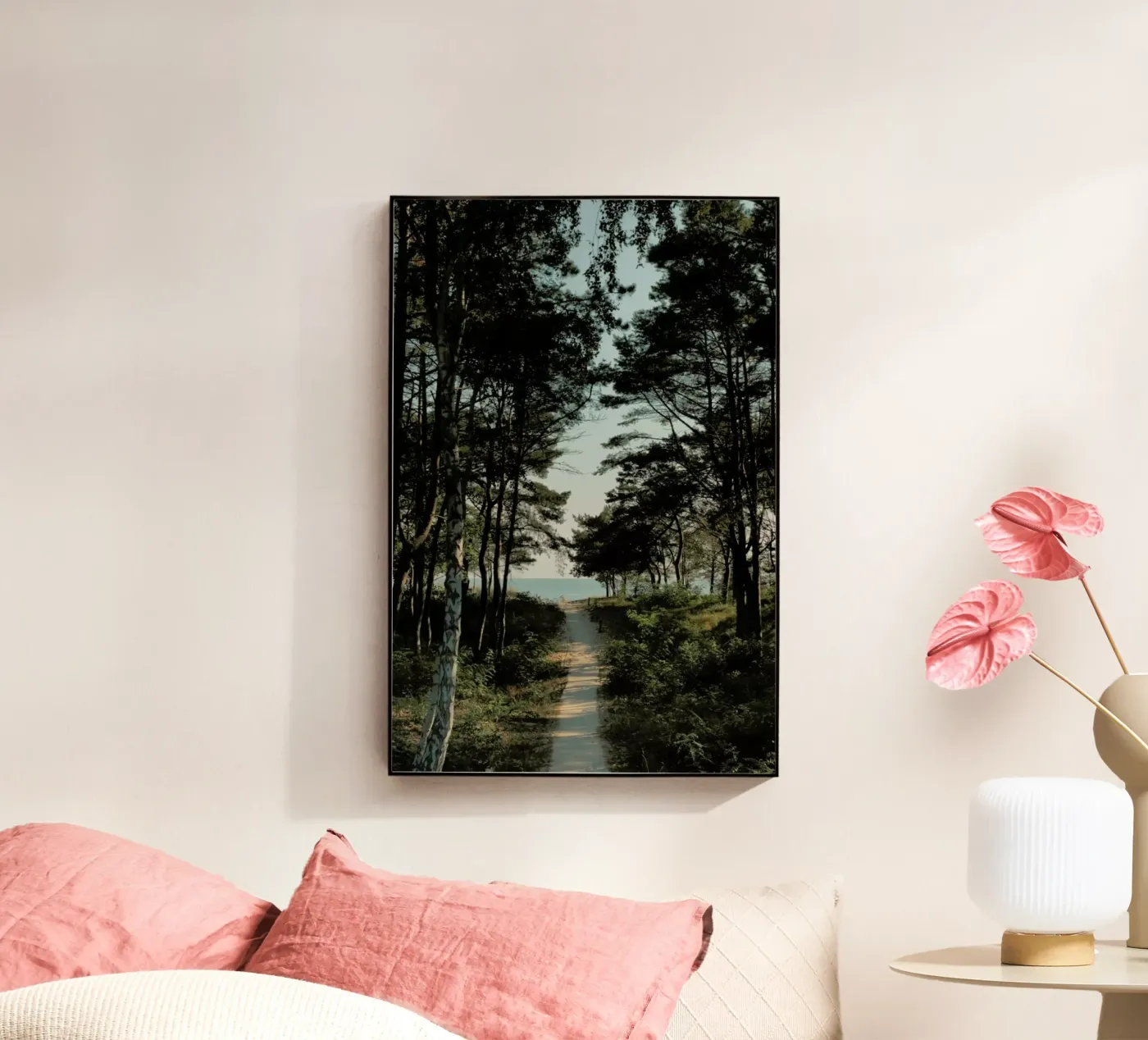 Beach Path acryl van Sebastian Hilgetag