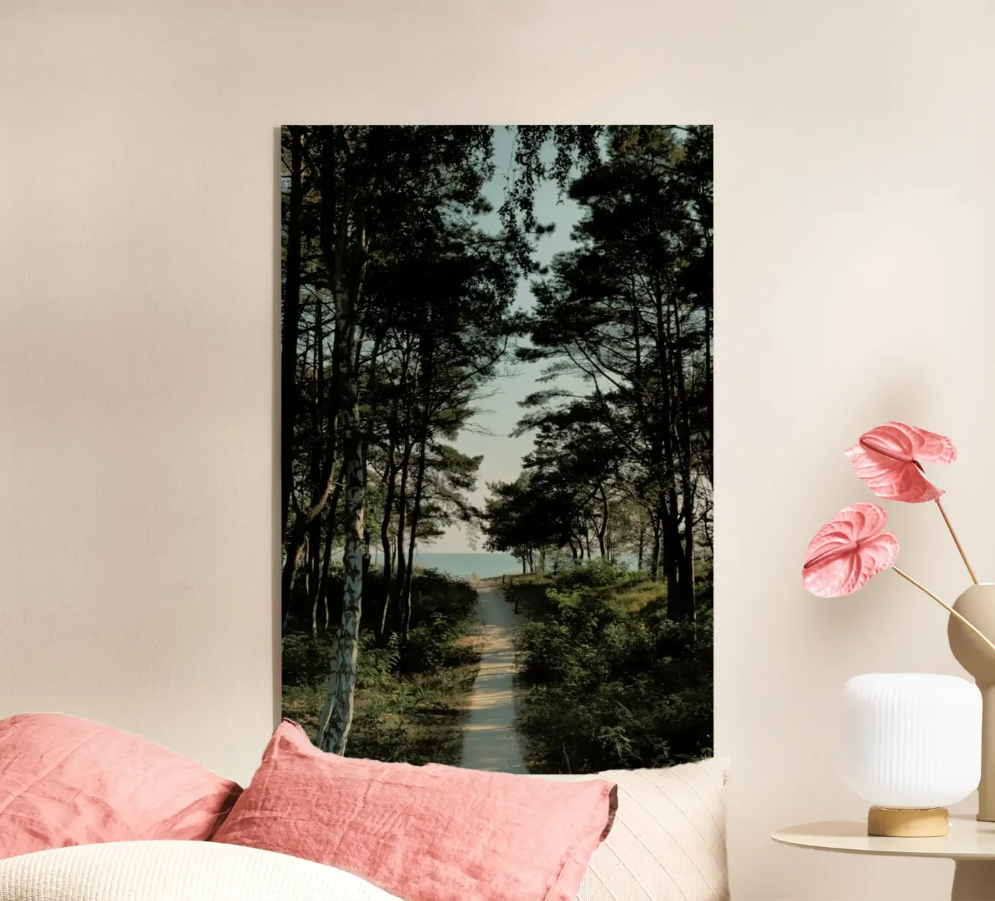 Beach Path acryl van Sebastian Hilgetag