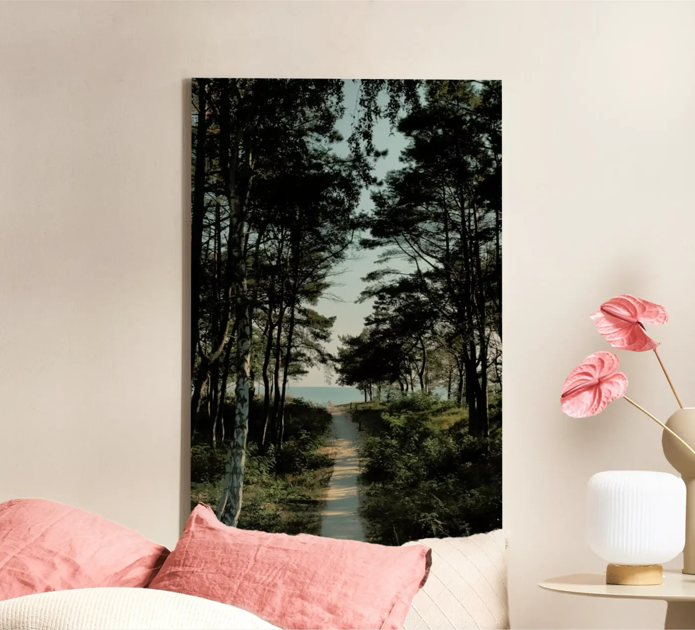 Beach Path canvas by Sebastian Hilgetag
