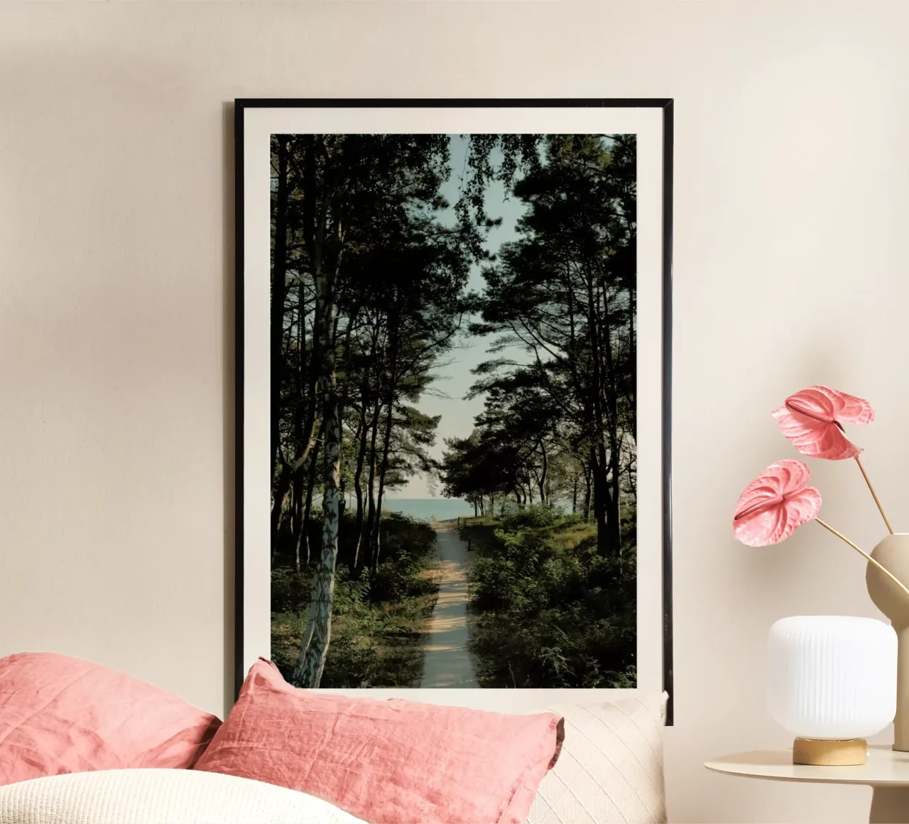 Beach Path poster by Sebastian Hilgetag