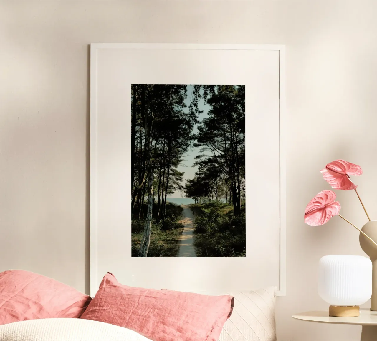 Beach Path poster by Sebastian Hilgetag