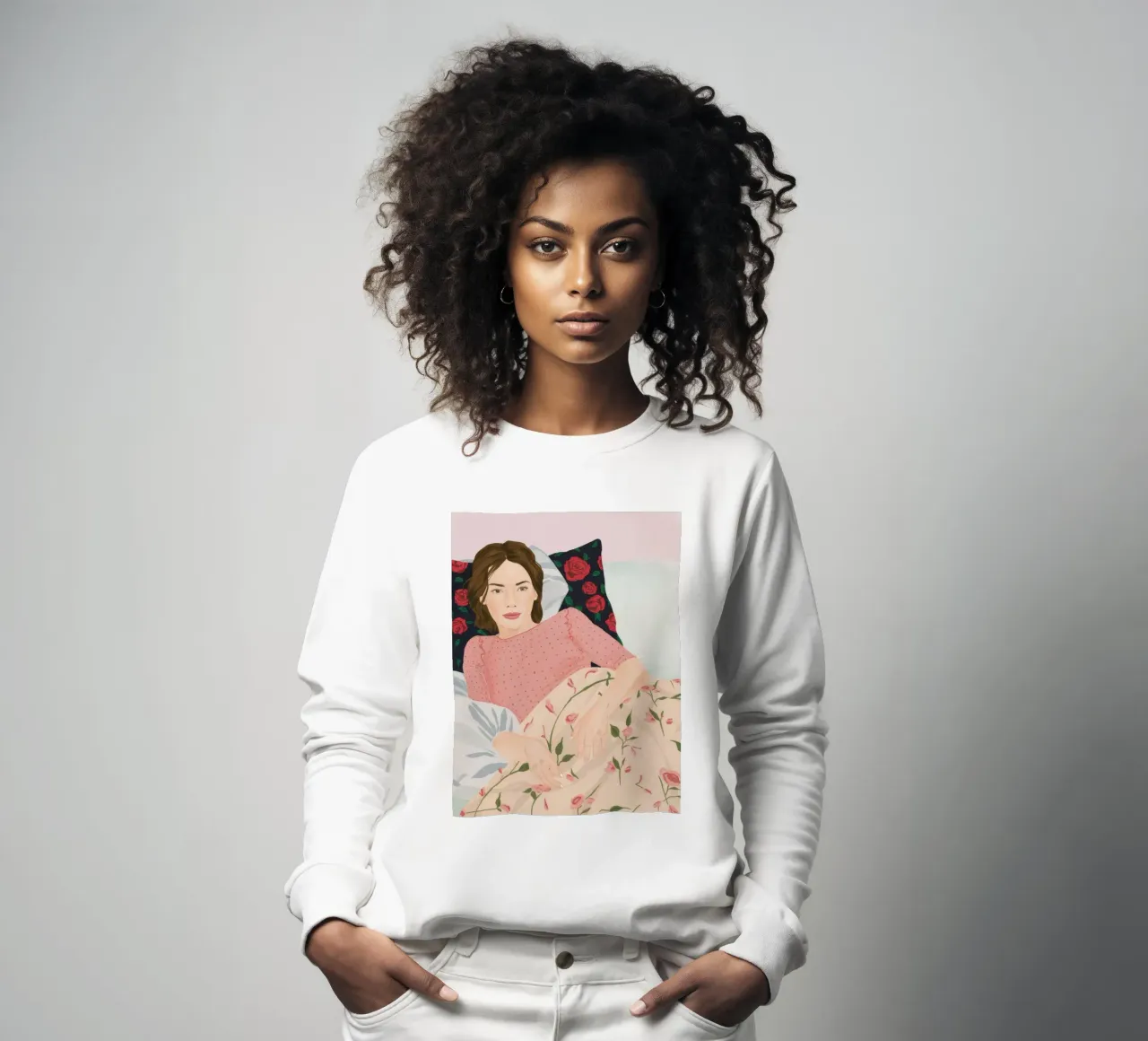 Rosa mattutina Reverie felpa da Aurora Muse