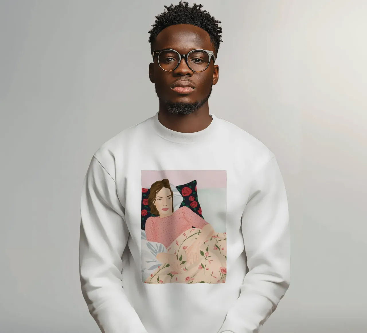 Rosa mattutina Reverie felpa da Aurora Muse