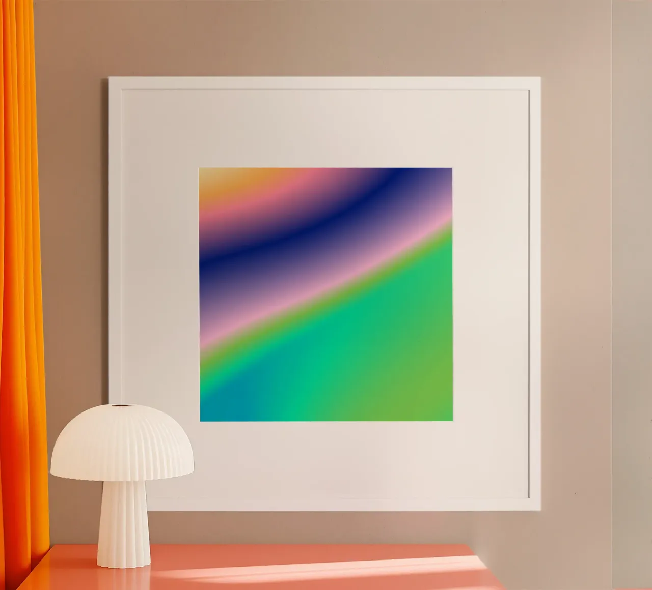 HEART CHAKRA'S EXLPOSION 🪲 poster con telaio in alluminio da ÂME LIBRE STUDIO