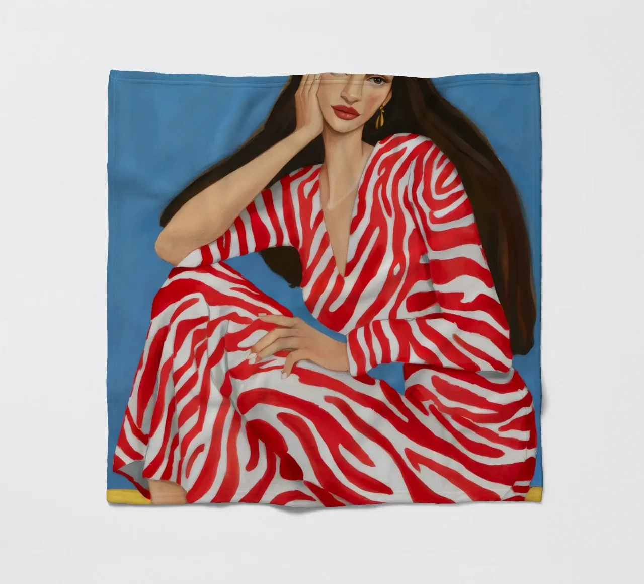 Allure a strisce selvagge coperta in pile da Aurora Muse
