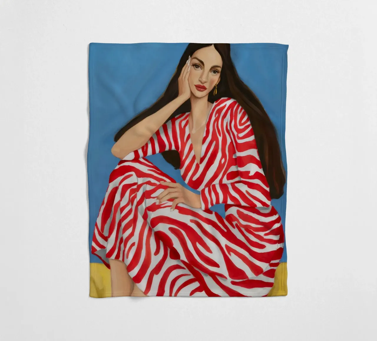 Allure a strisce selvagge coperta in pile da Aurora Muse