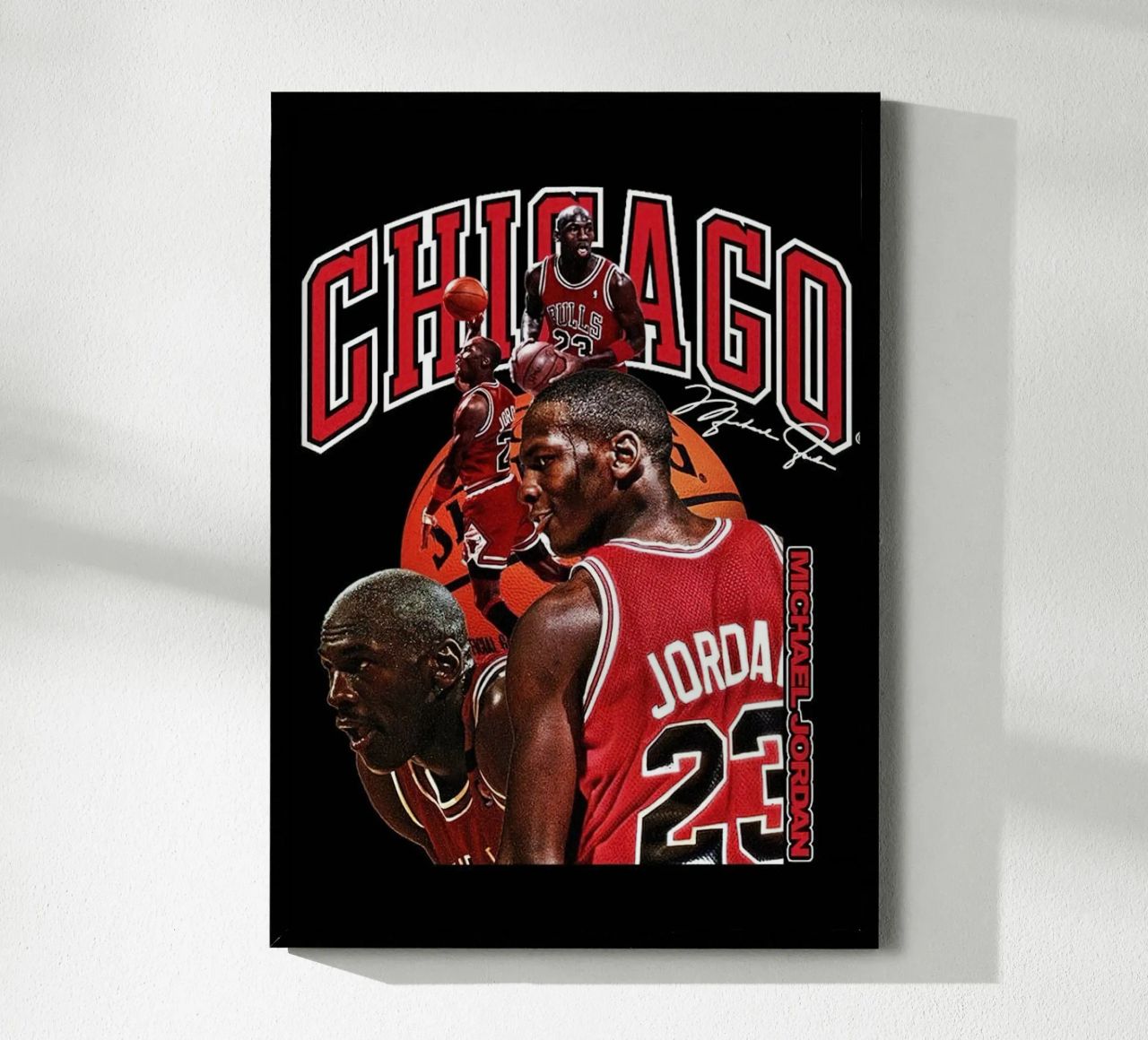 Chicago Bulls Michael Jordan Vintage poster by elsie Shop