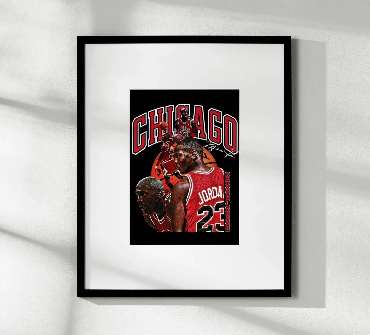 Chicago Bulls Michael Jordan Vintage poster by elsie Shop