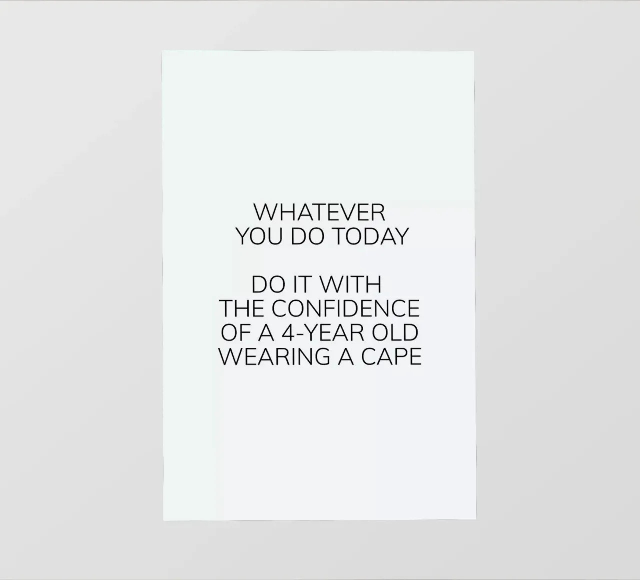 Confidence pellicola backlit da Studio One