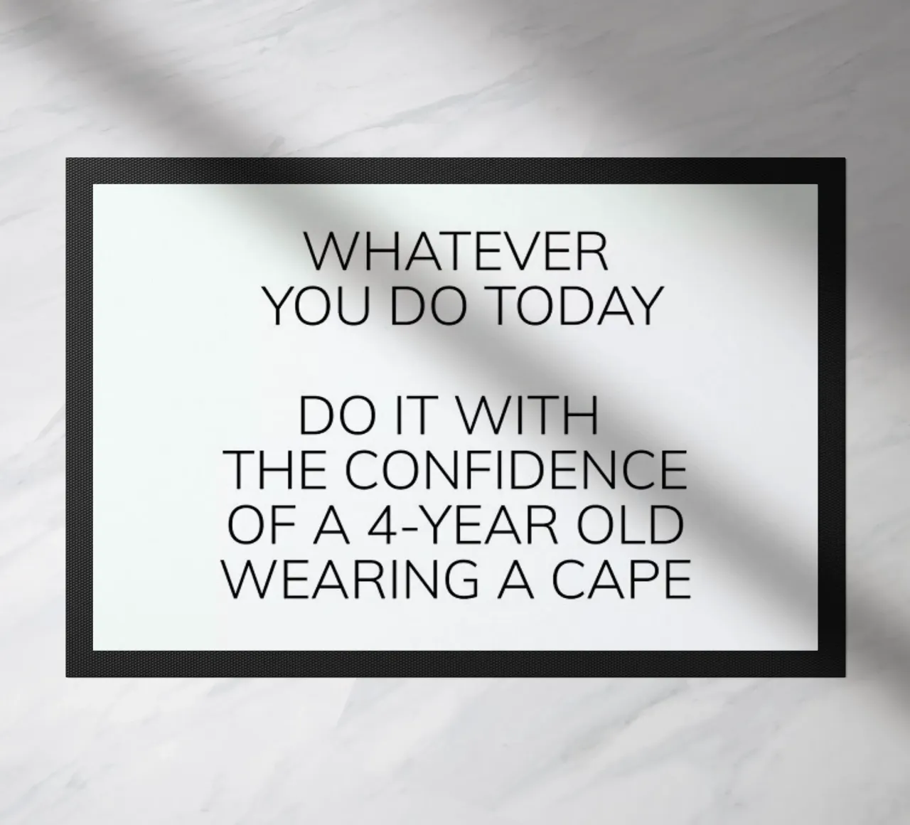 Confidence doormat by Studio One