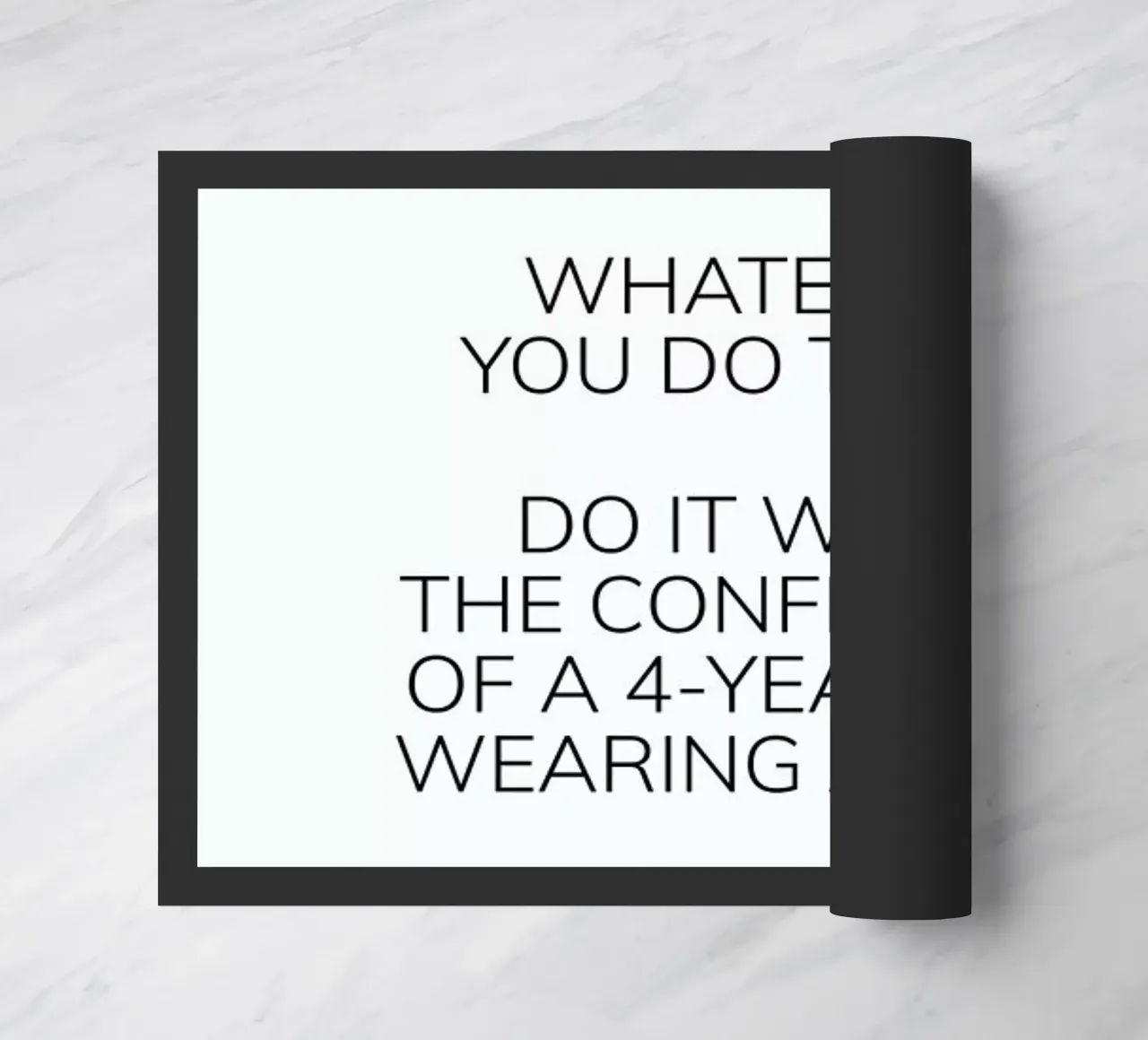 Confidence doormat by Studio One