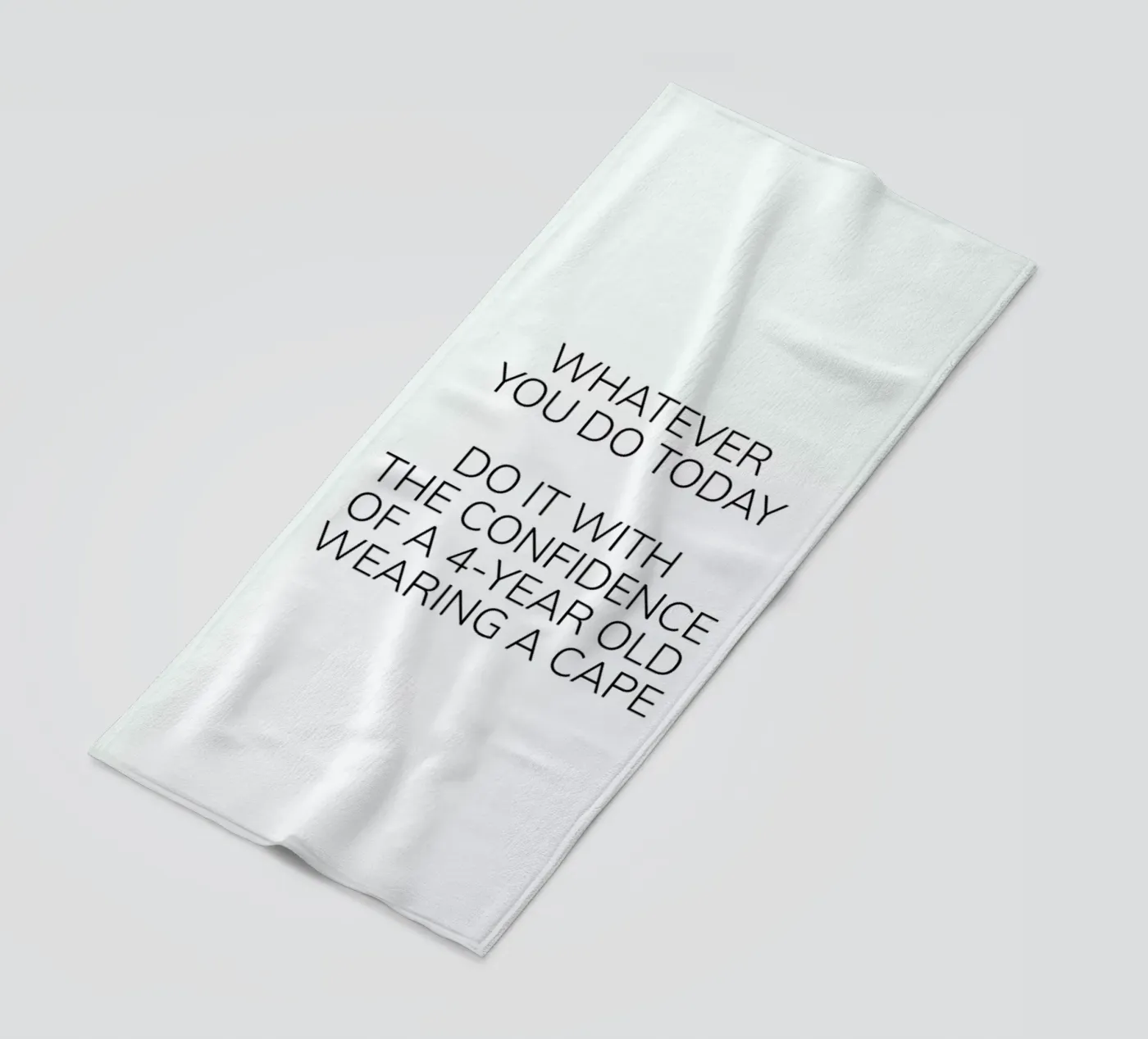 Confidence beach towel by Studio One