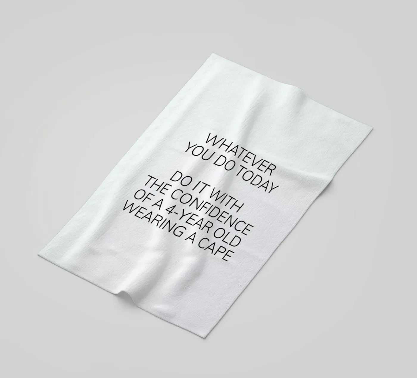 Confidence beach towel by Studio One