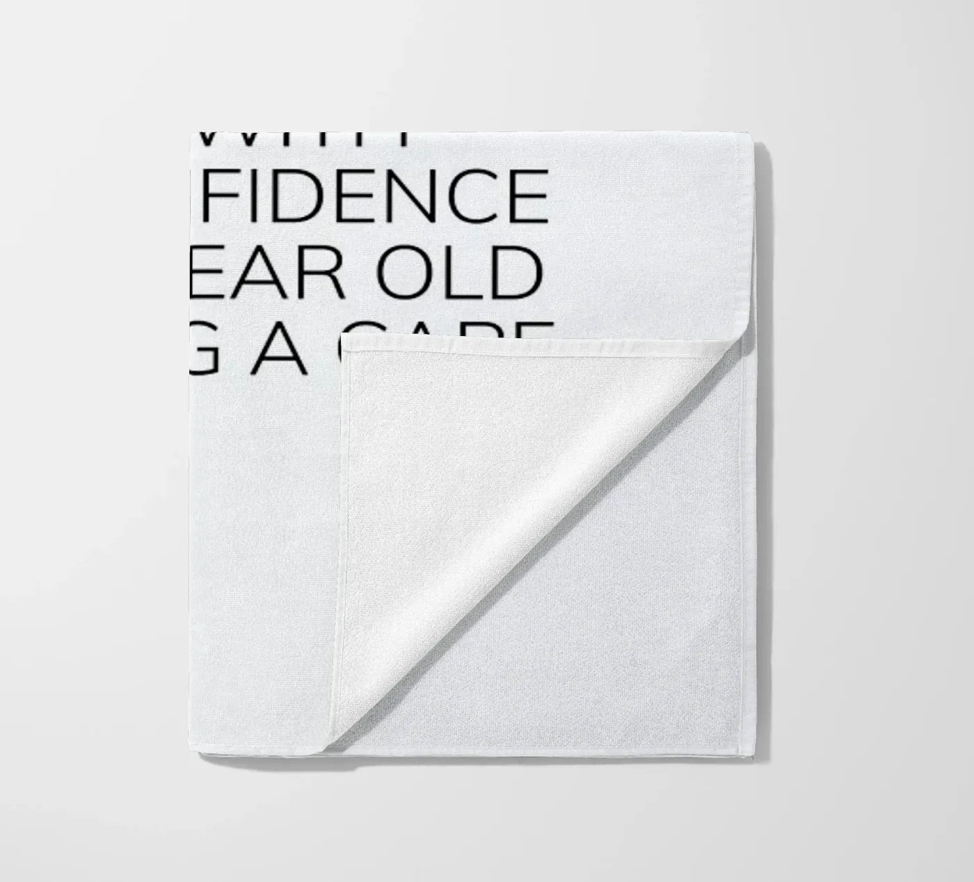 Confidence beach towel by Studio One