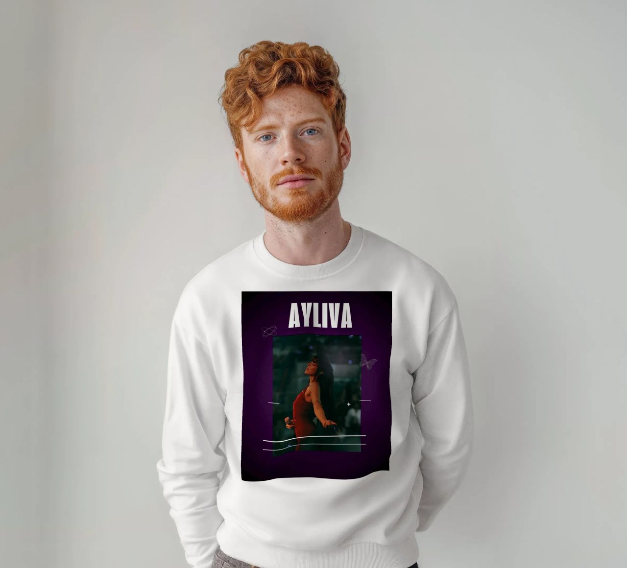 ritratto ayliva felpa da Vintage explorer