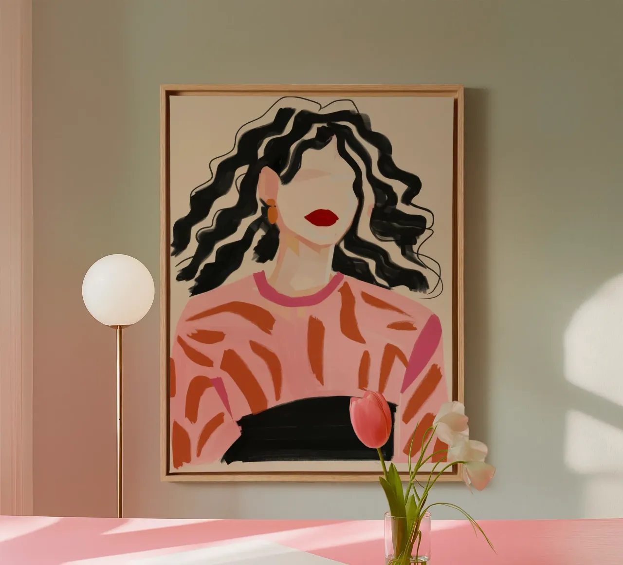 Beauté abstraite Echo toile de Aurora Muse