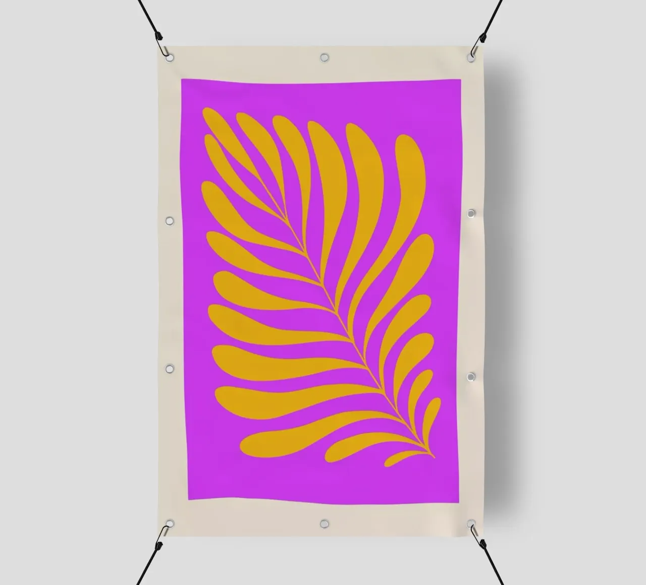 Fern in Purple telo in pvc da Pure