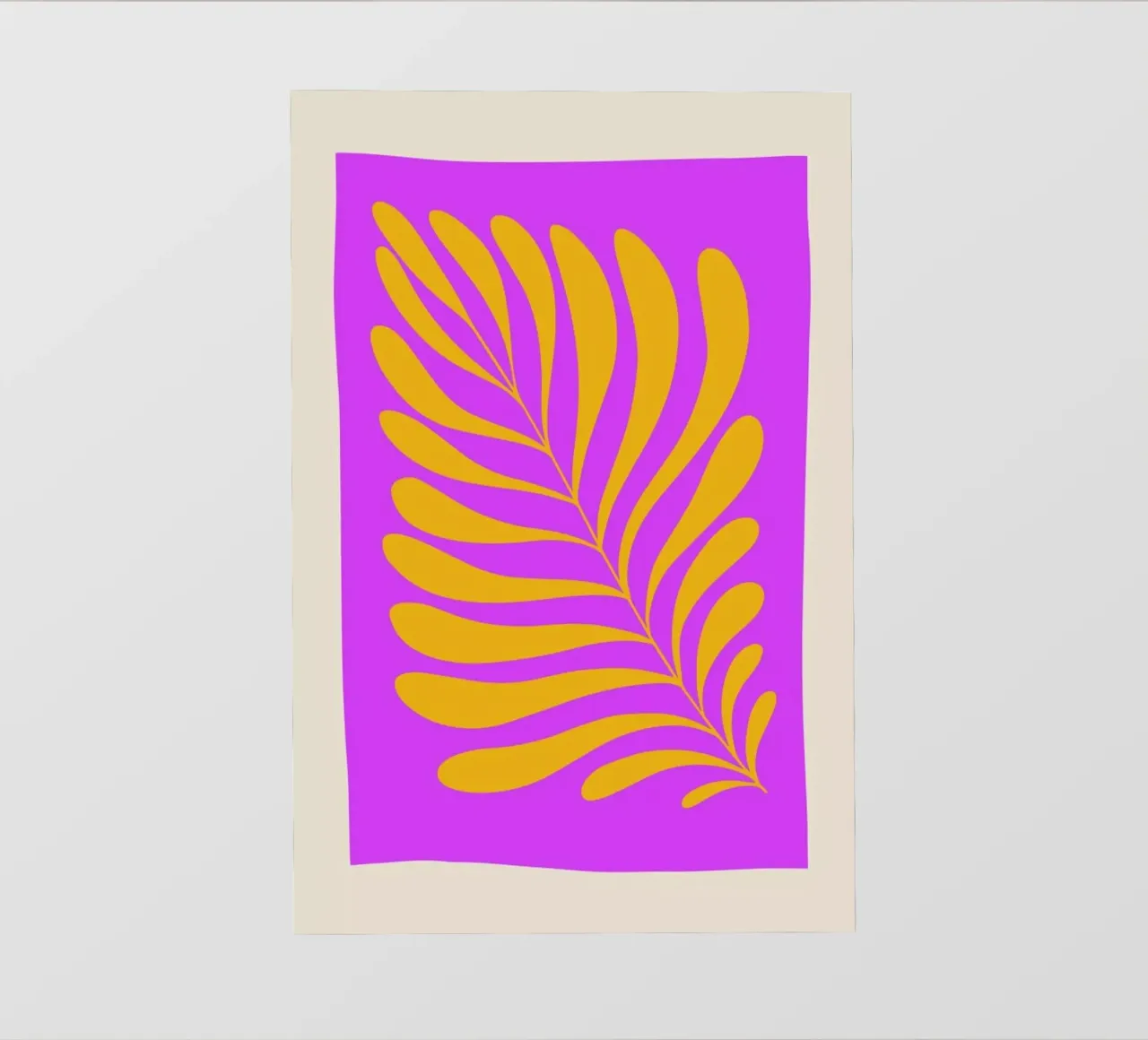 Fern in Purple telo in pvc da Pure