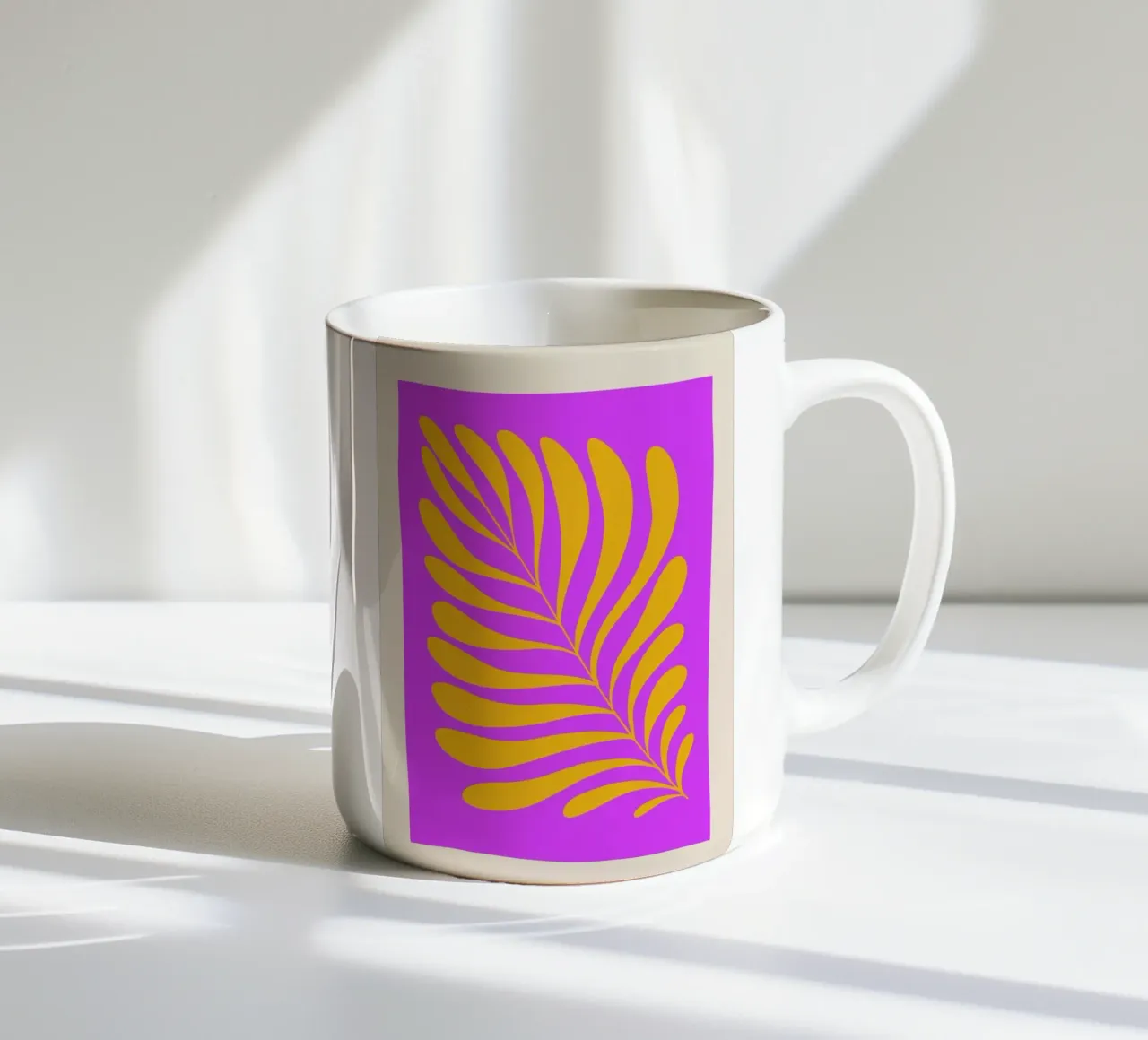 Fern in Purple tazza in ceramica da Pure
