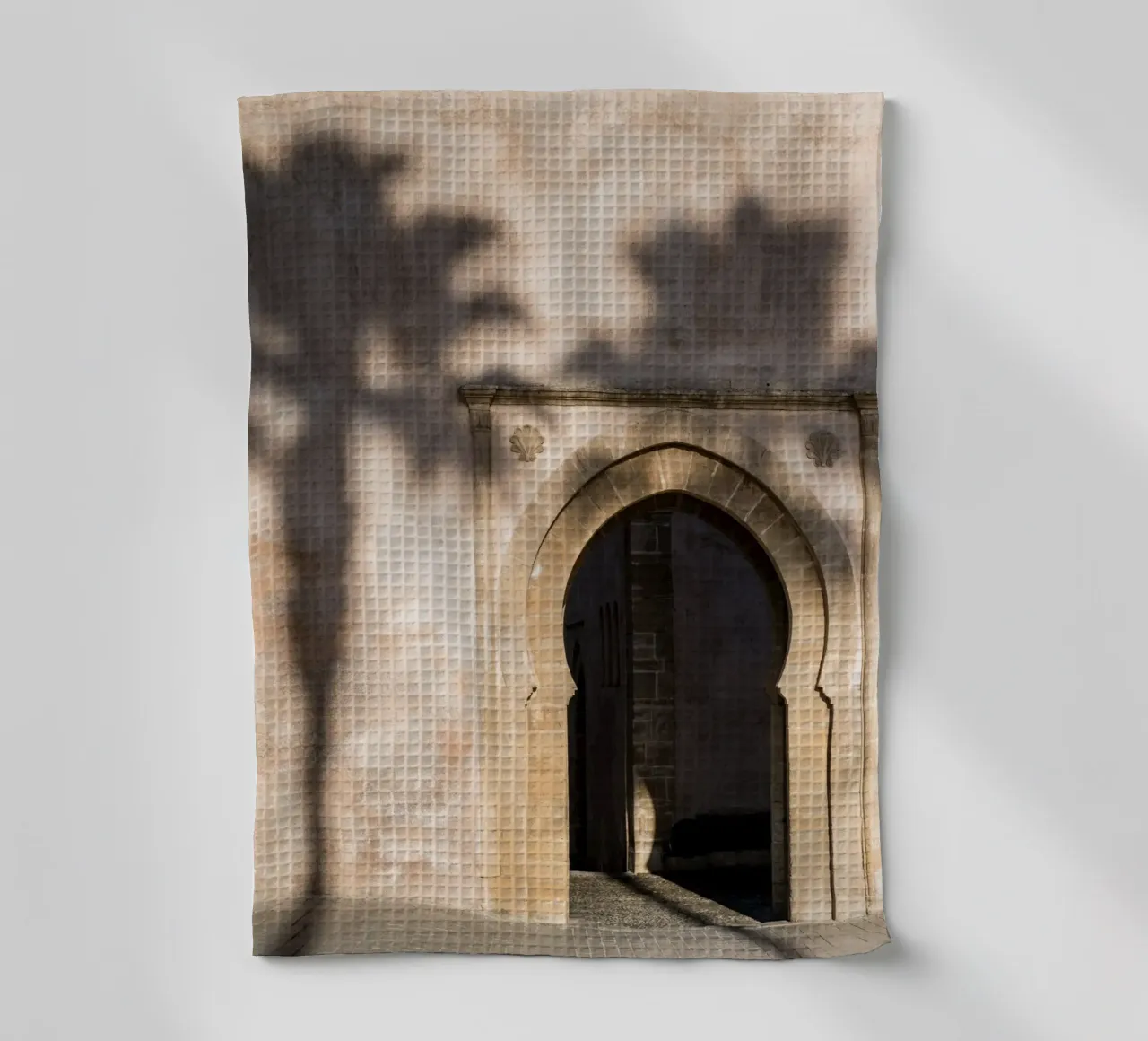 Shadow of a tree on the wall canovaccio da cucina da photolovers