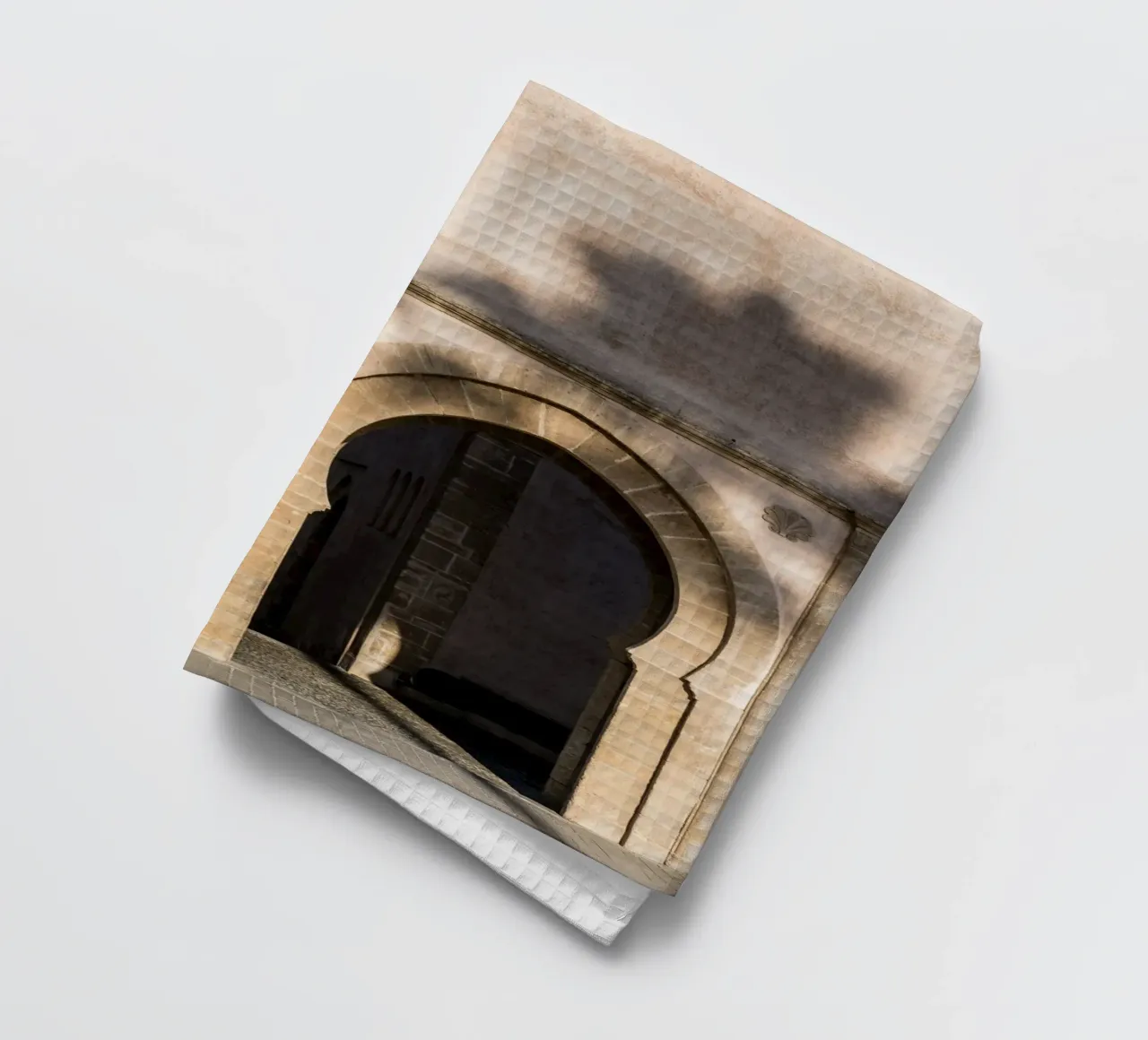 Shadow of a tree on the wall canovaccio da cucina da photolovers