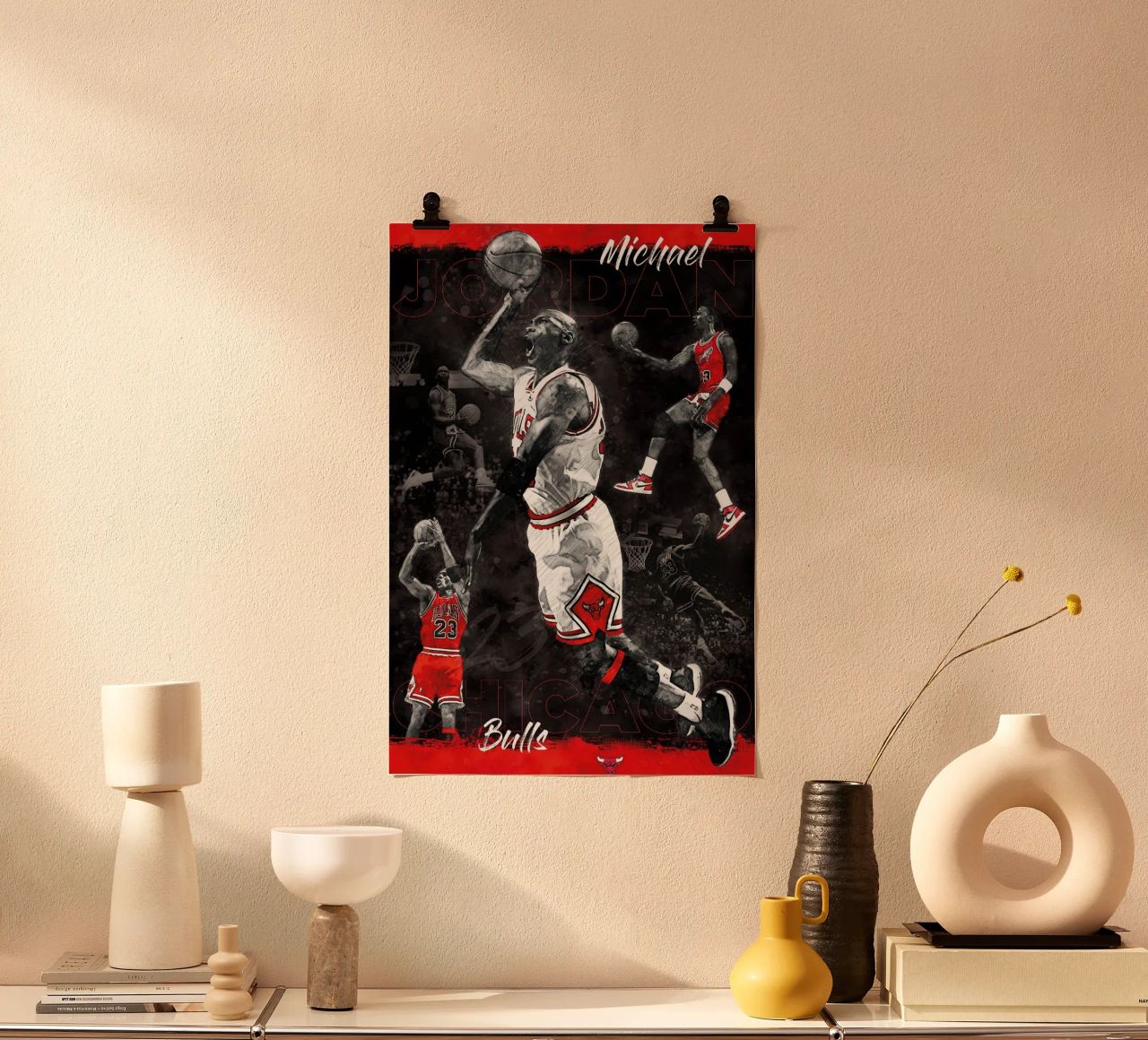 Michael Jordan Chicago Bulls poster by elsie Shop