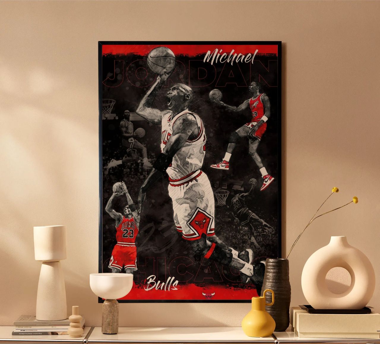 Michael Jordan Chicago Bulls poster by elsie Shop
