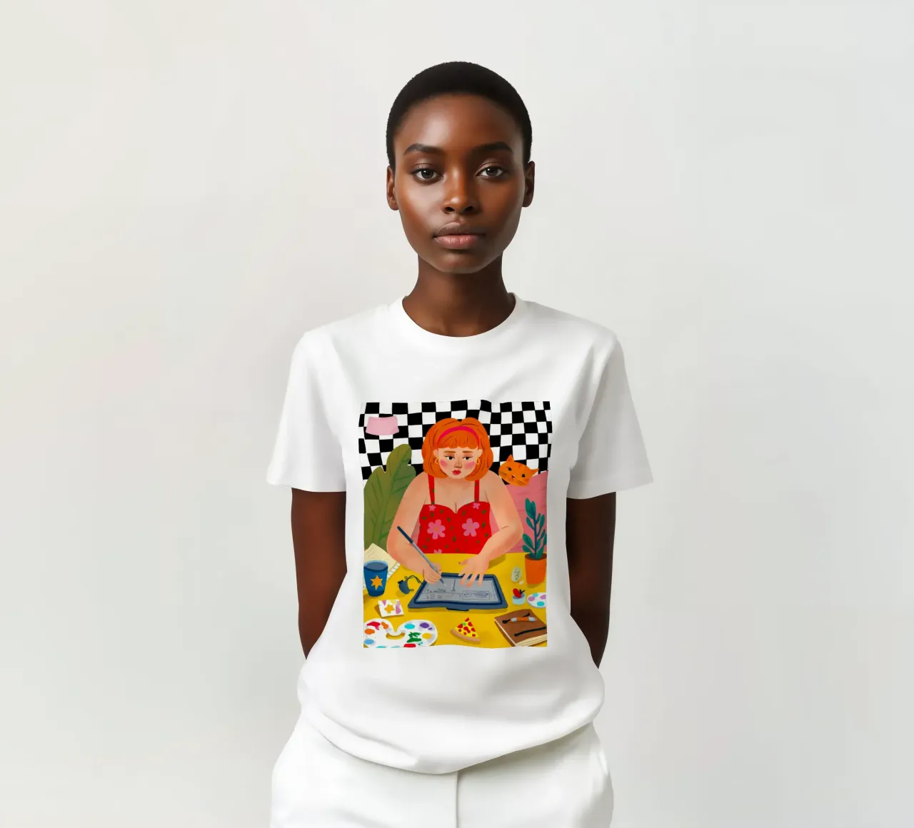 Studio creativo Bloom t-shirt da Aurora Muse