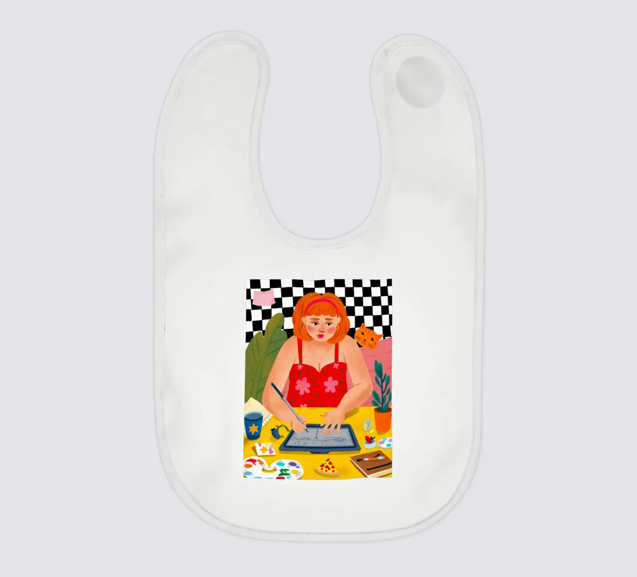 Creative Studio Bloom baby bib by Aurora Muse