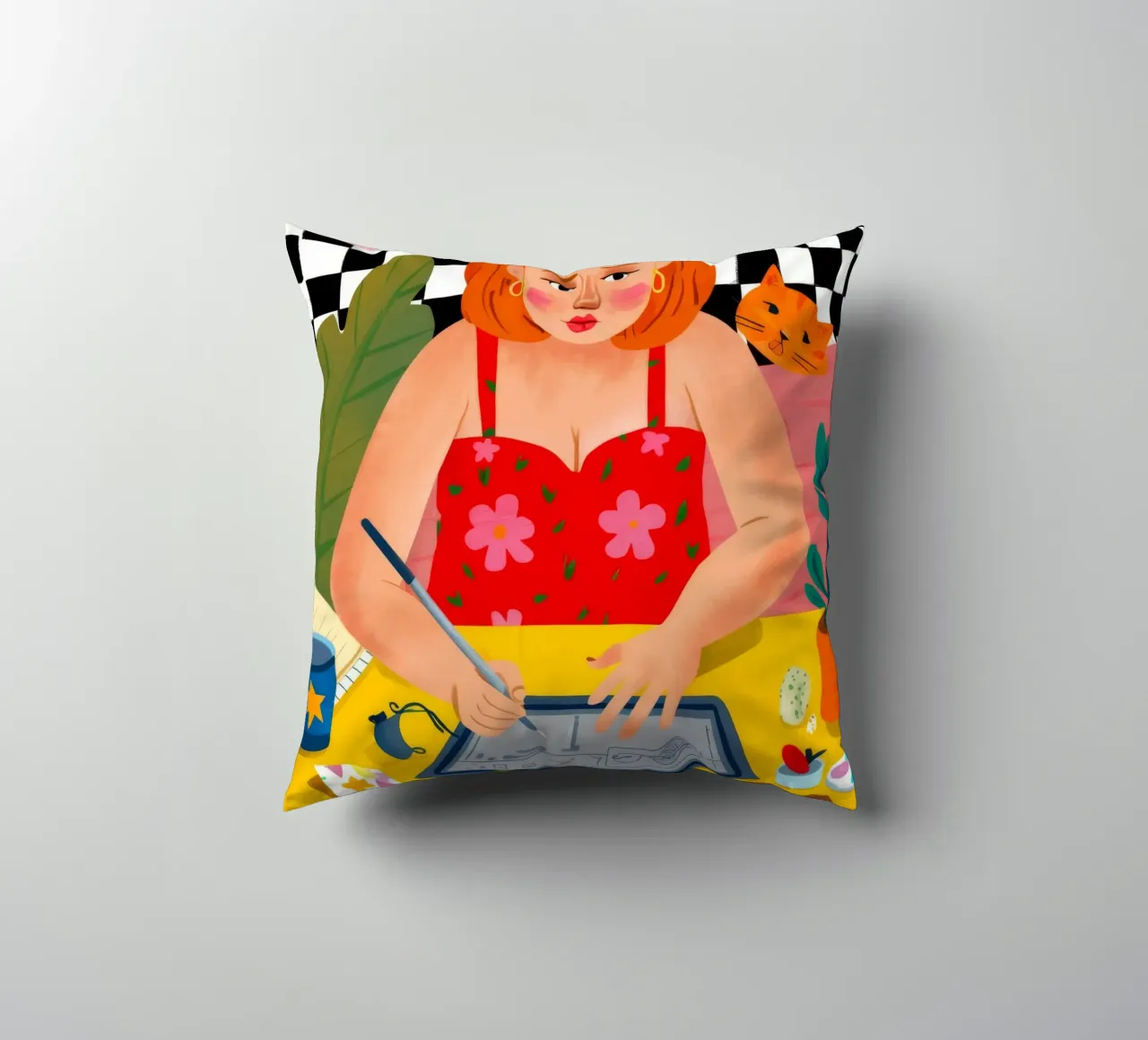 Studio creativo Bloom cuscino da Aurora Muse