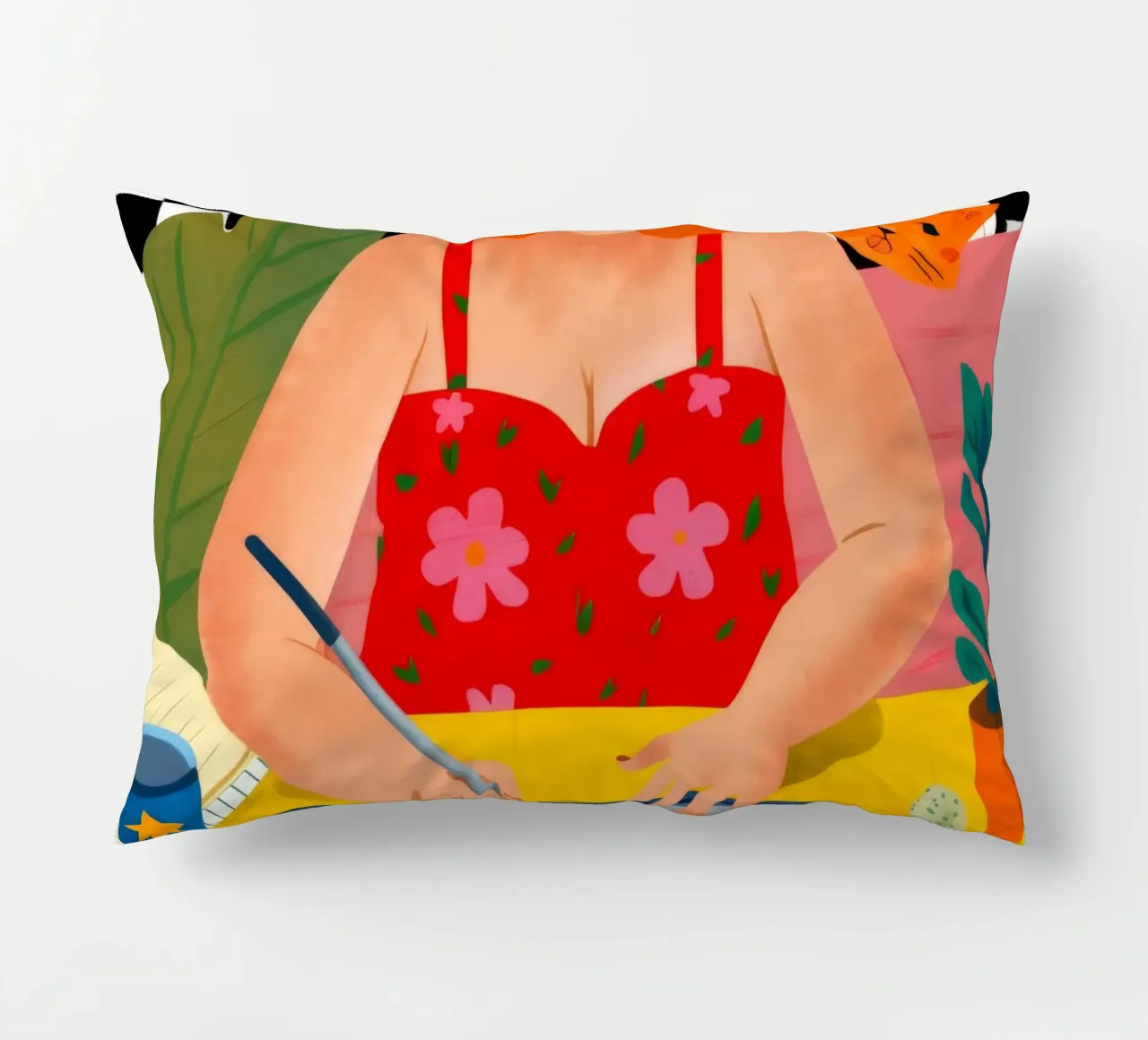 Studio creativo Bloom cuscino da Aurora Muse