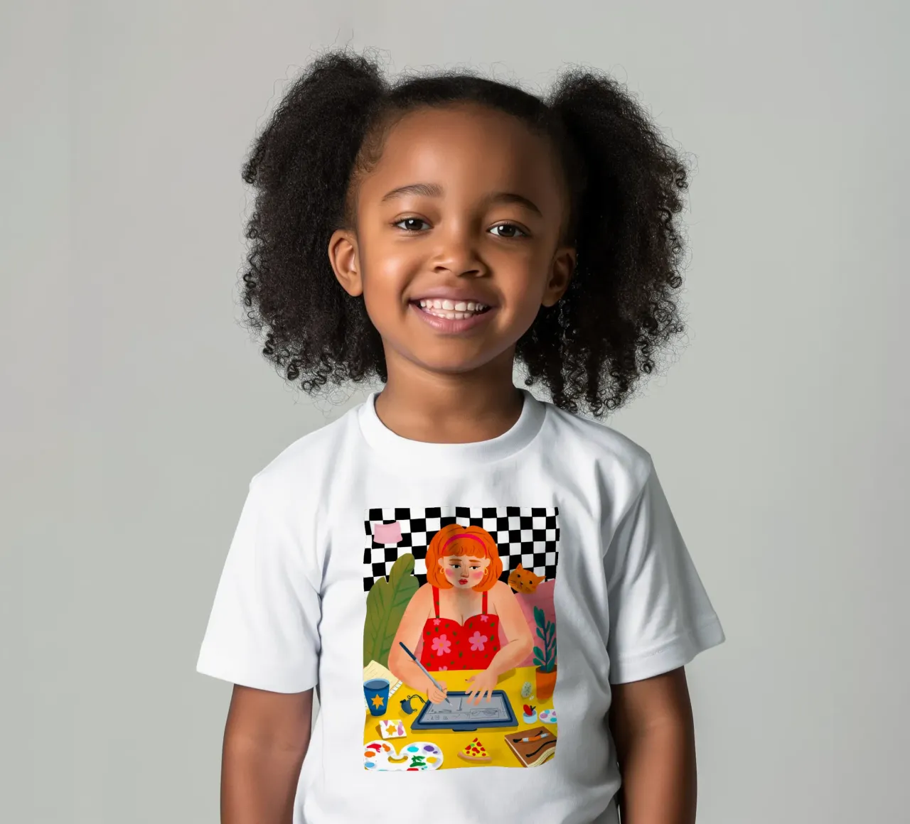 Studio creativo Bloom t-shirt bambini da Aurora Muse