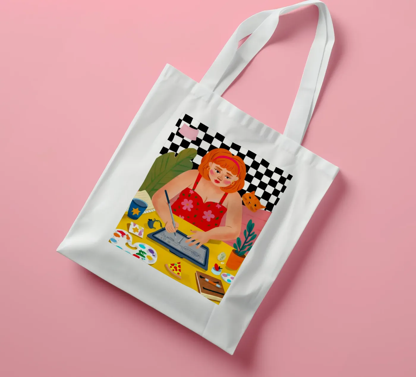 Creative Studio Bloom tote bag by Aurora Muse