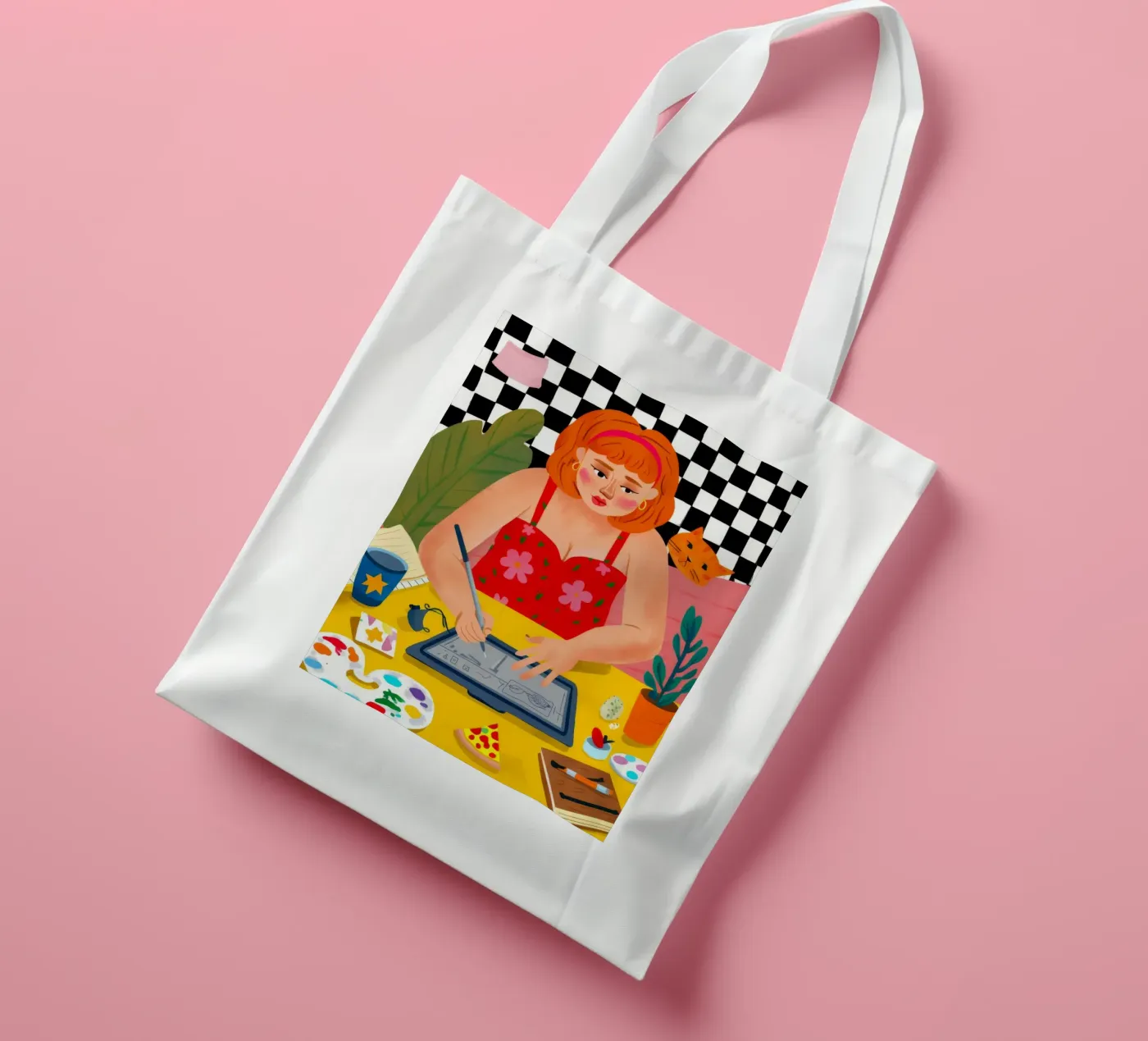 Creative Studio Bloom tote bag by Aurora Muse