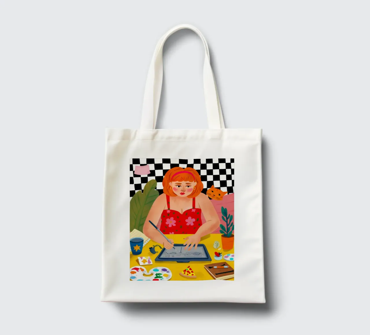Studio creativo Bloom borsa in juta da Aurora Muse