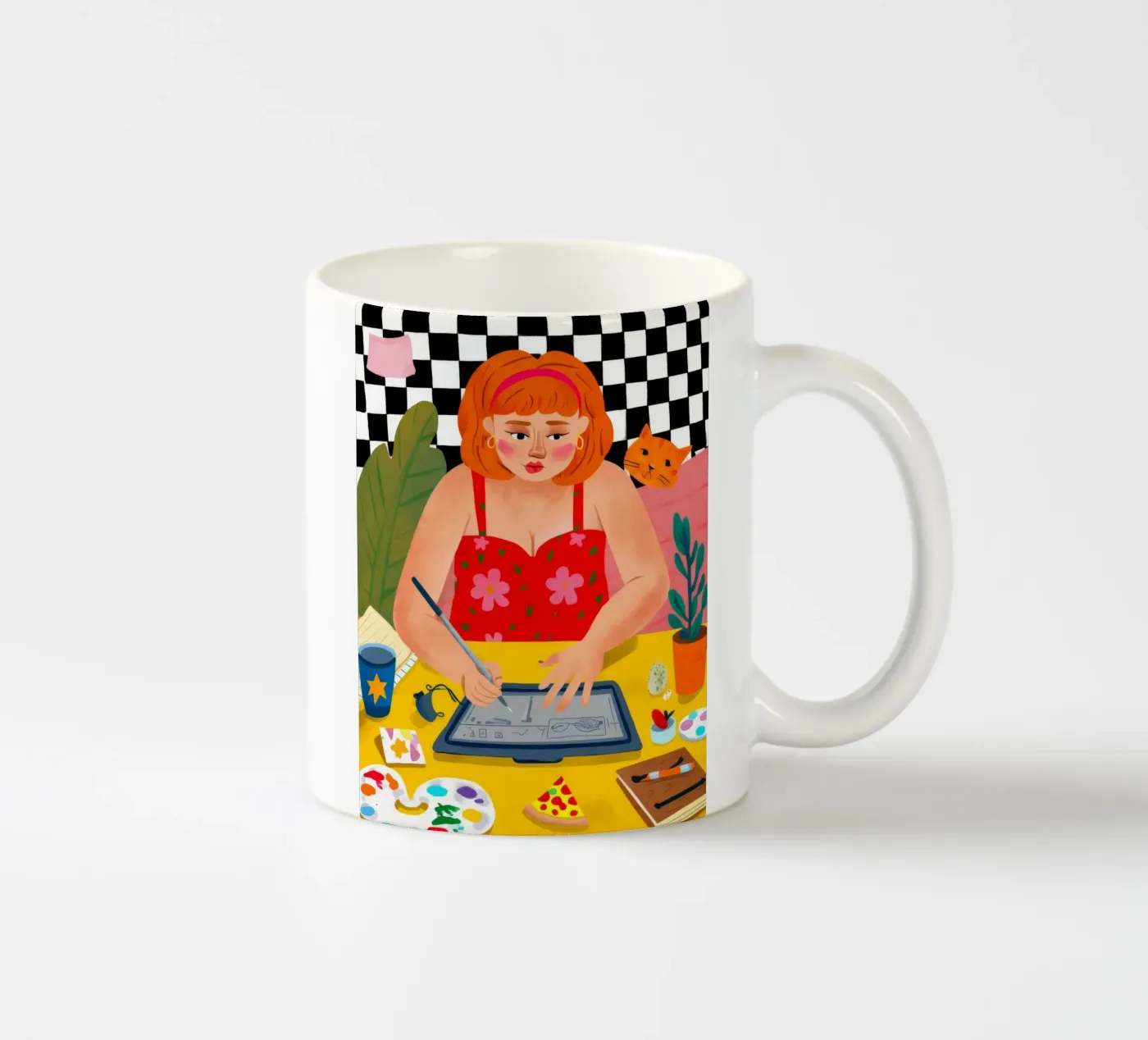 Creative Studio Bloom ceramic mug by Aurora Muse