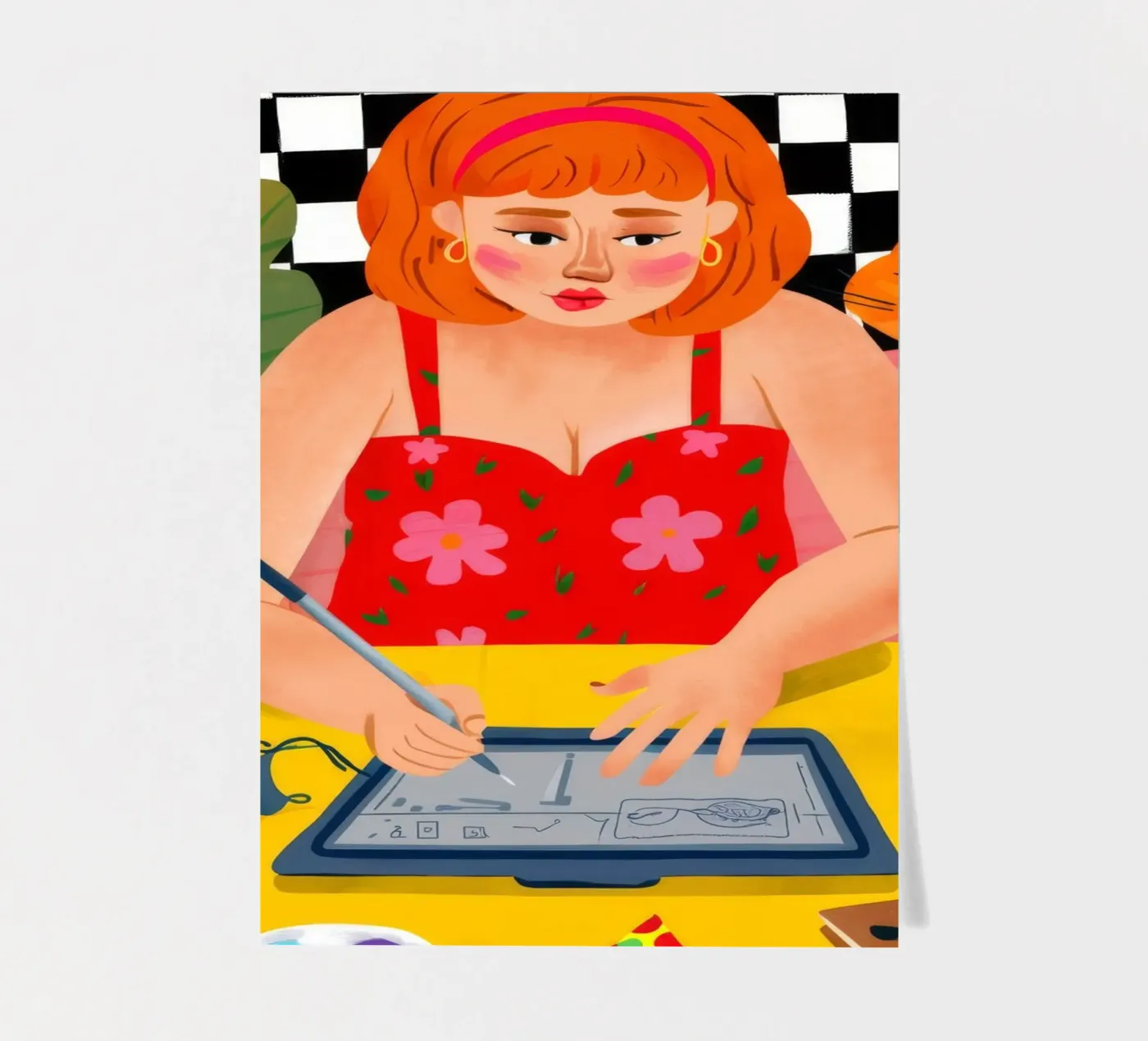 Creatieve studio Bloom stickervel van Aurora Muse