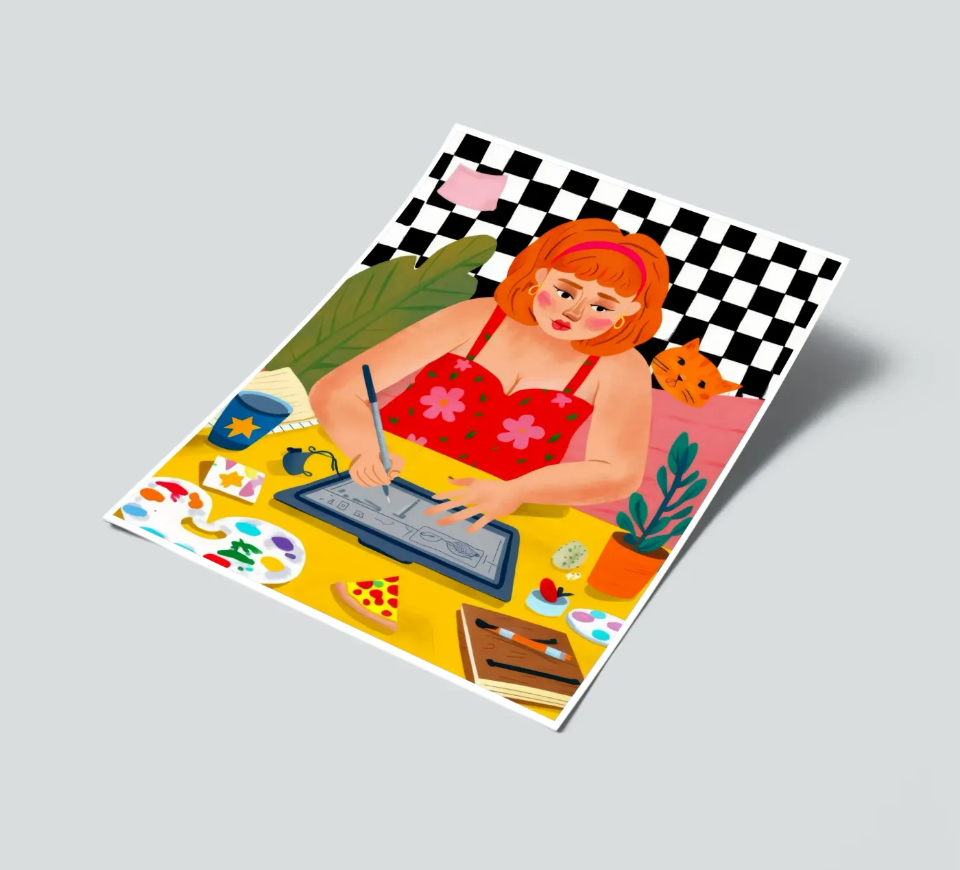 Creatieve studio Bloom stickervel van Aurora Muse