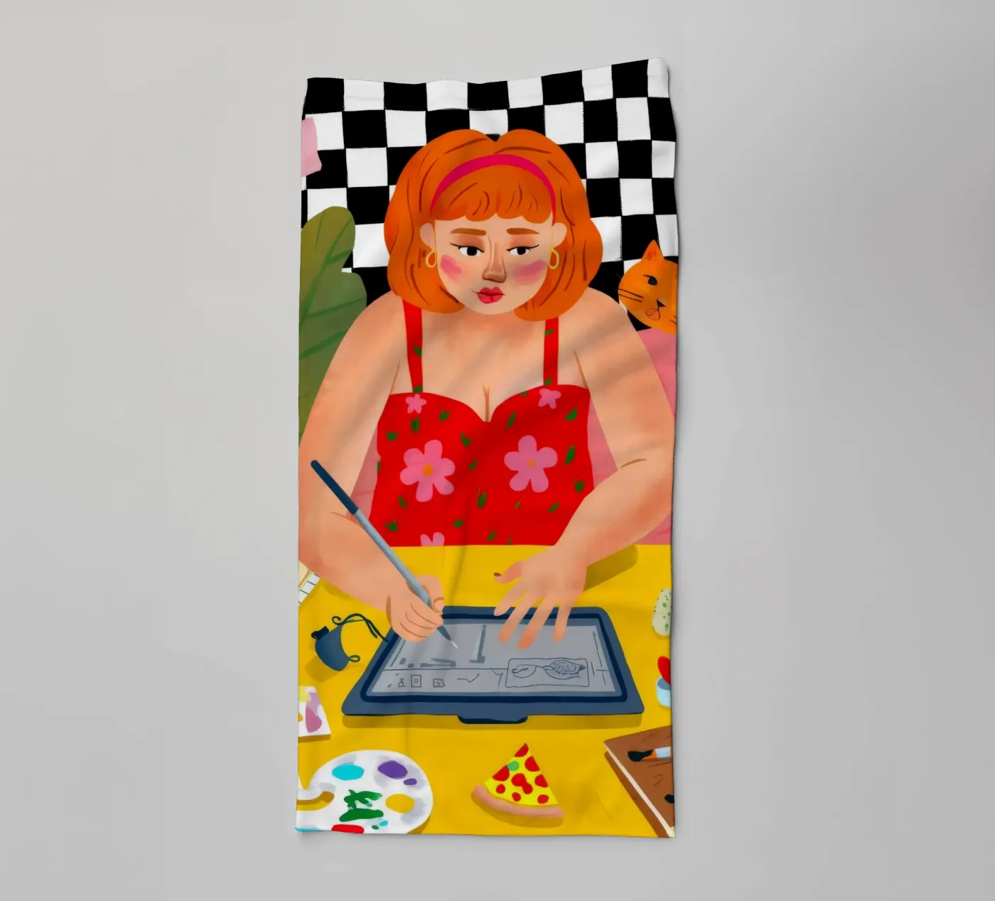 Creative Studio Bloom towel by Aurora Muse
