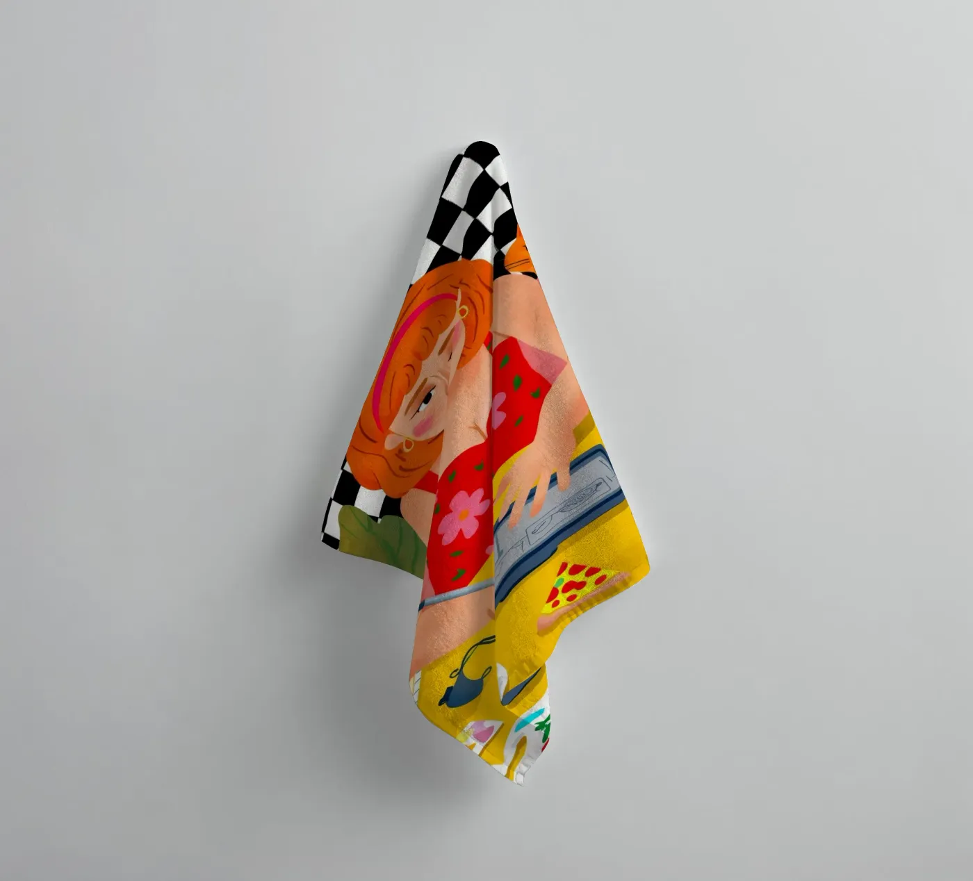 Creative Studio Bloom towel by Aurora Muse