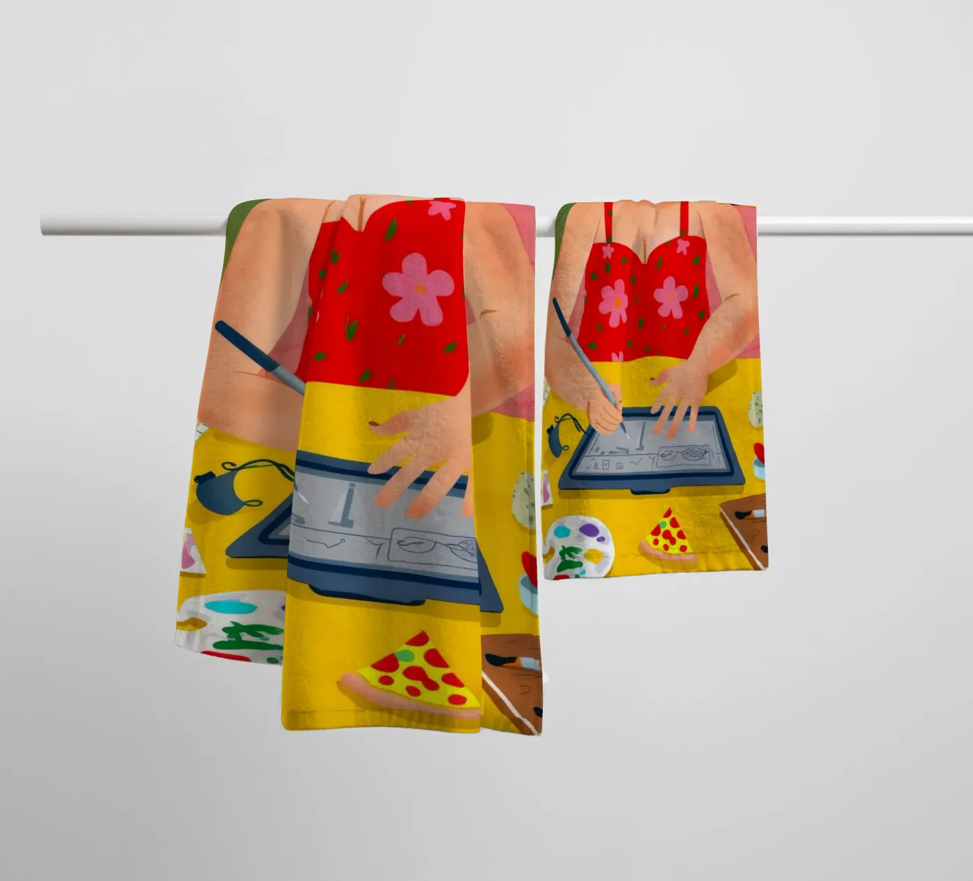 Creative Studio Bloom towel by Aurora Muse