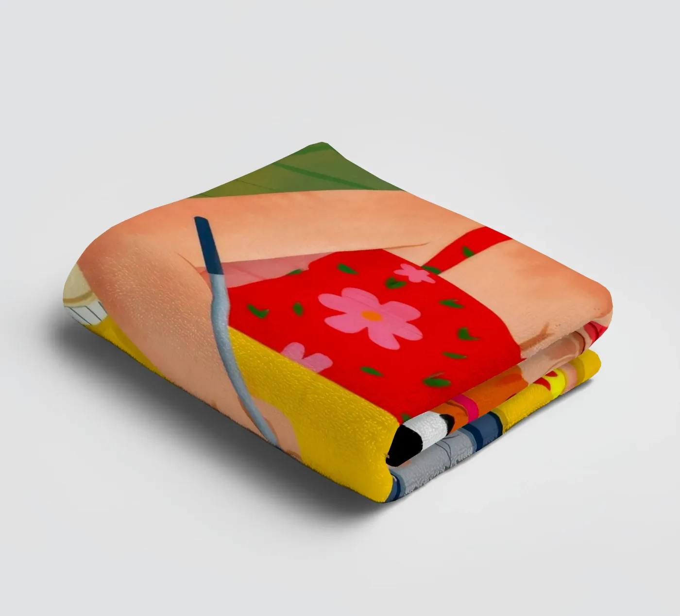 Creative Studio Bloom towel by Aurora Muse