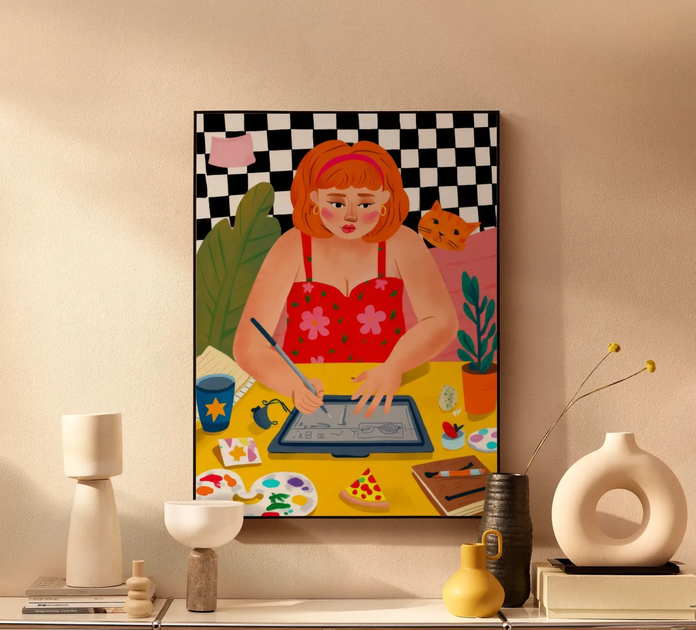 Studio creativo Bloom plexiglass da Aurora Muse