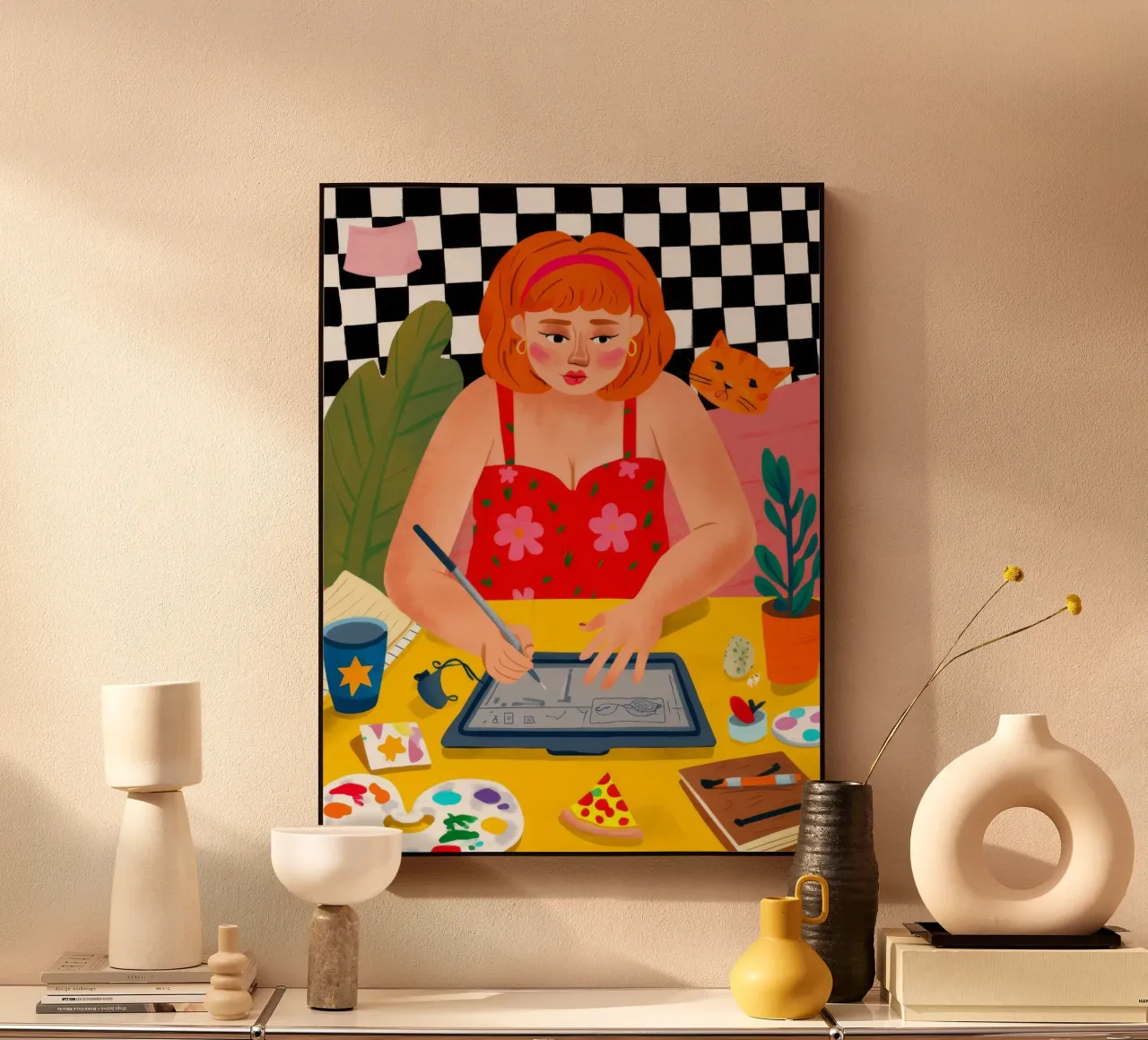 Studio creativo Bloom plexiglass da Aurora Muse